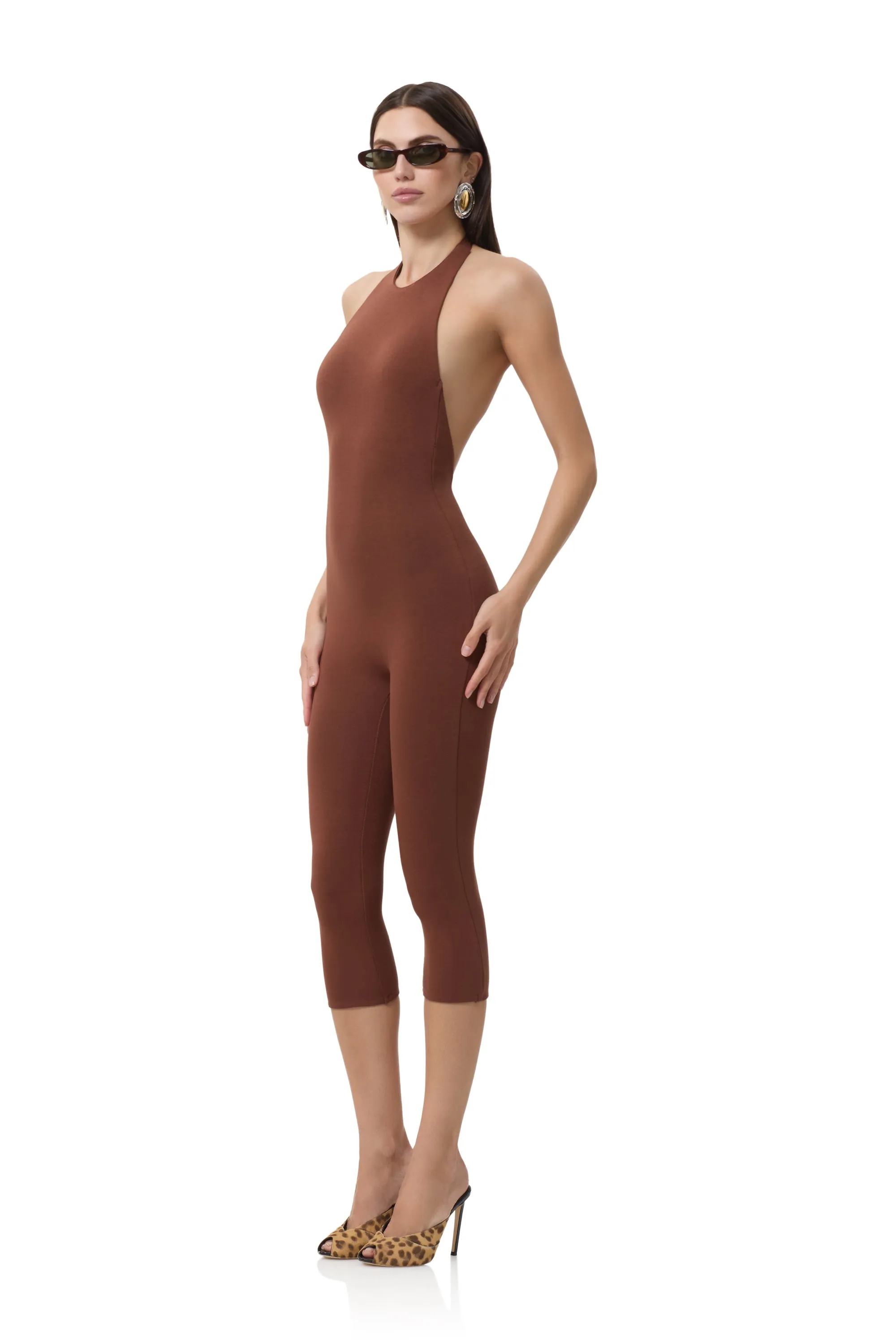Patty Catsuit - Cappuccino sold by AFRM product image thumbnail 3