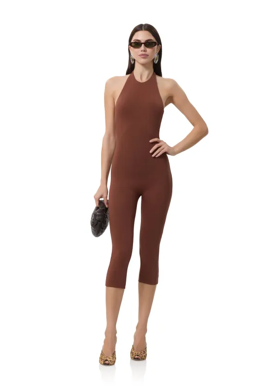 Patty Catsuit - Cappuccino made by AFRM