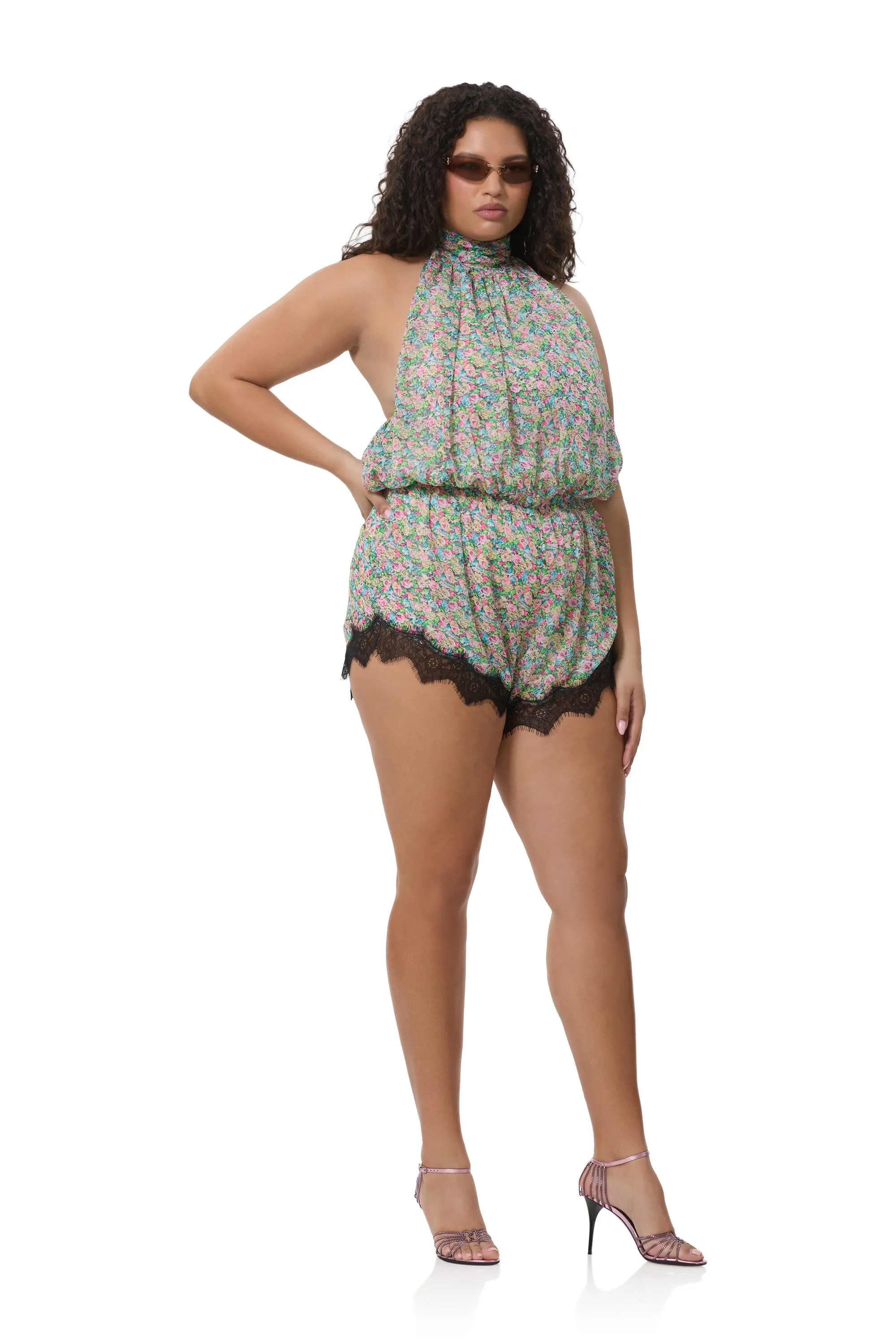 Logain Romper - Candy Ditsy sold by AFRM product image thumbnail 4