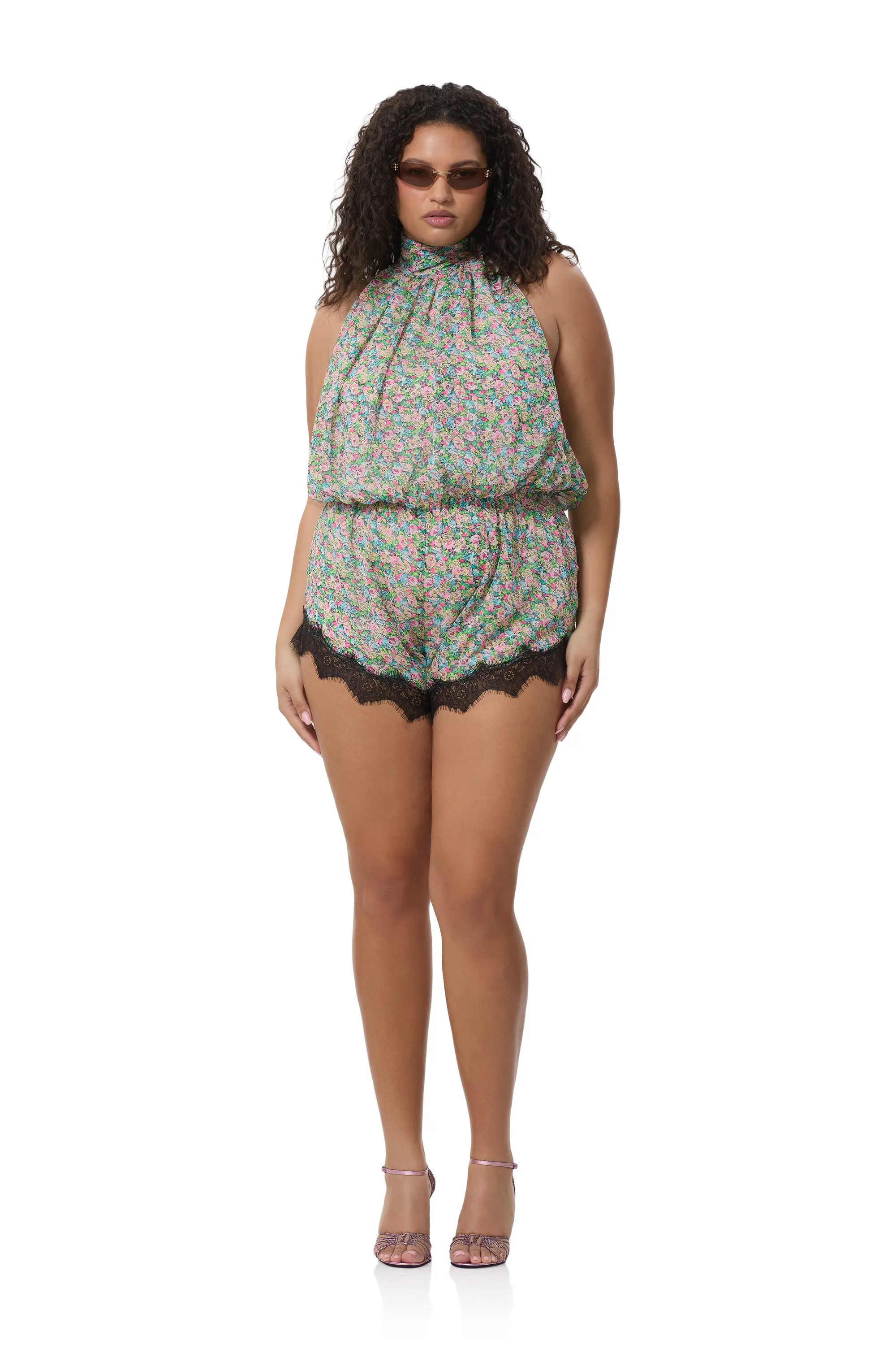 Logain Romper - Candy Ditsy sold by AFRM product image thumbnail 2
