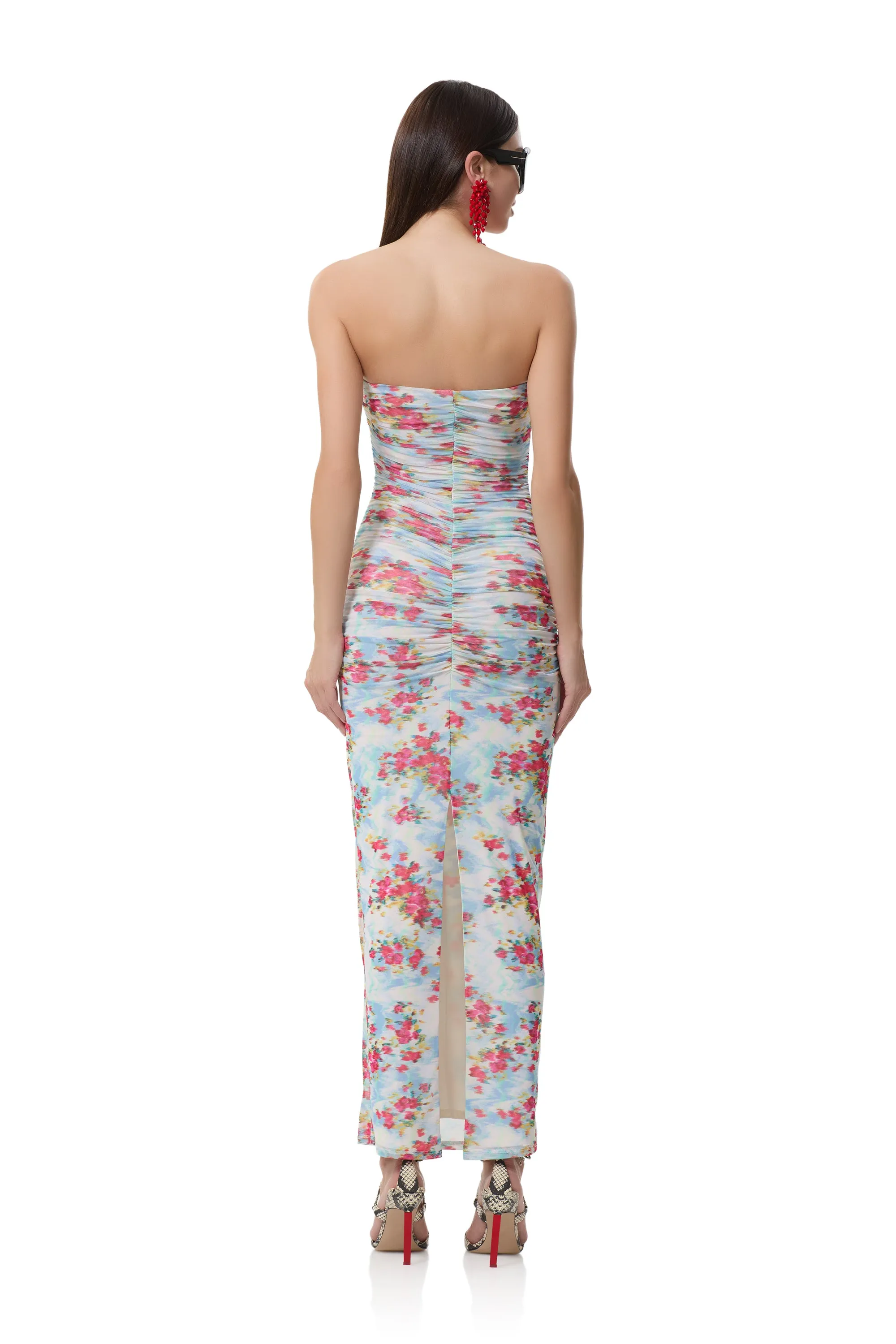 Marlo Dress - Digital Floral sold by AFRM product image thumbnail 4