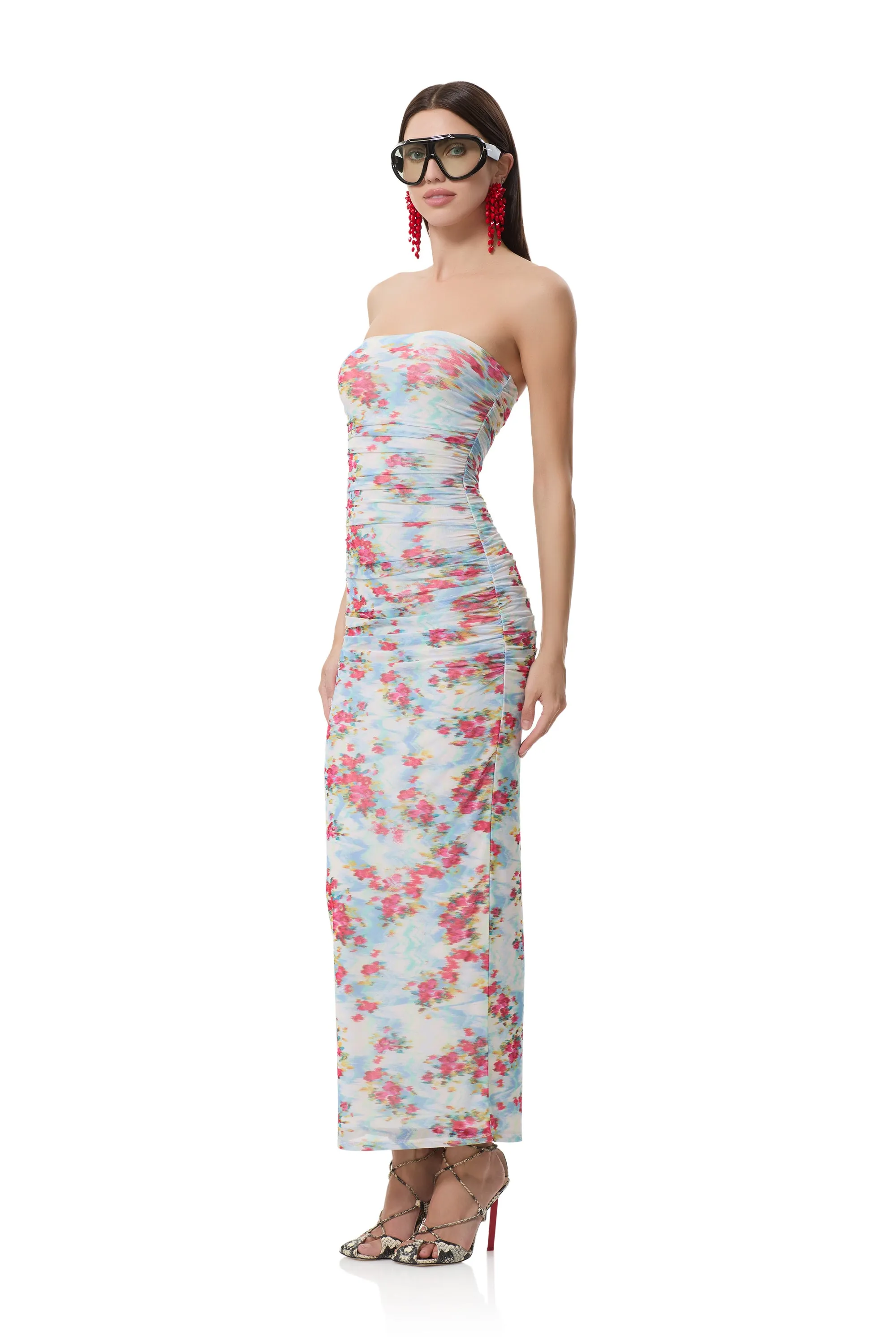 Marlo Dress - Digital Floral sold by AFRM product image thumbnail 2