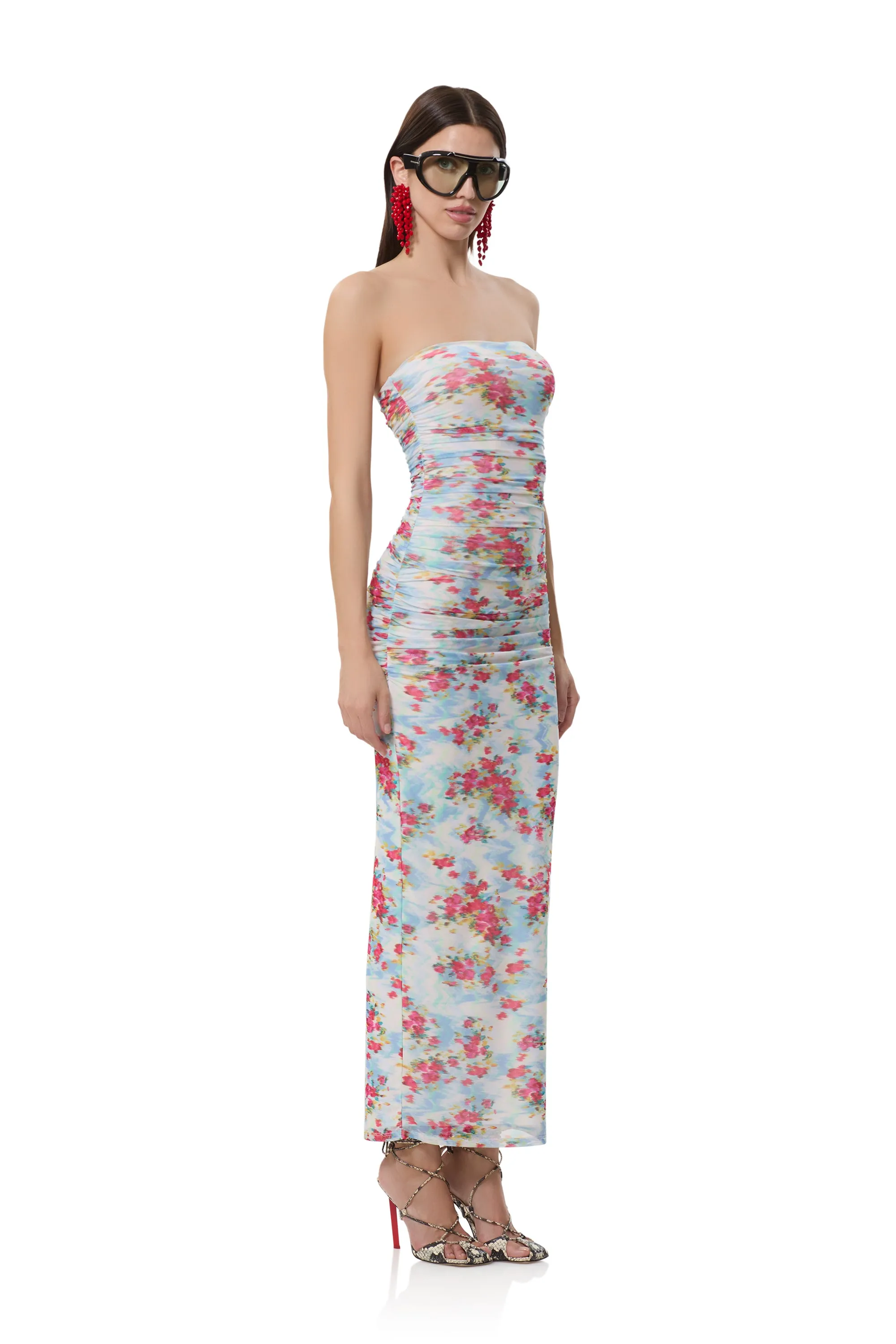 Marlo Dress - Digital Floral sold by AFRM product image thumbnail 3