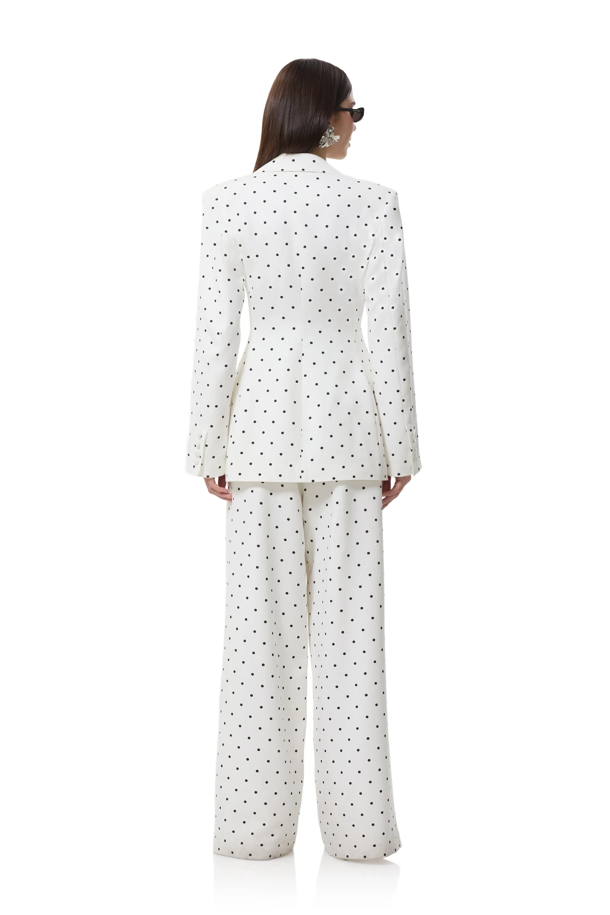 Edel Blazer - White Mini Dot sold by AFRM product image thumbnail 4