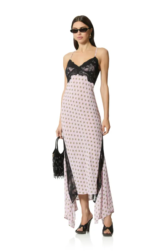 Vince Dress - Crocus Foulard made by AFRM
