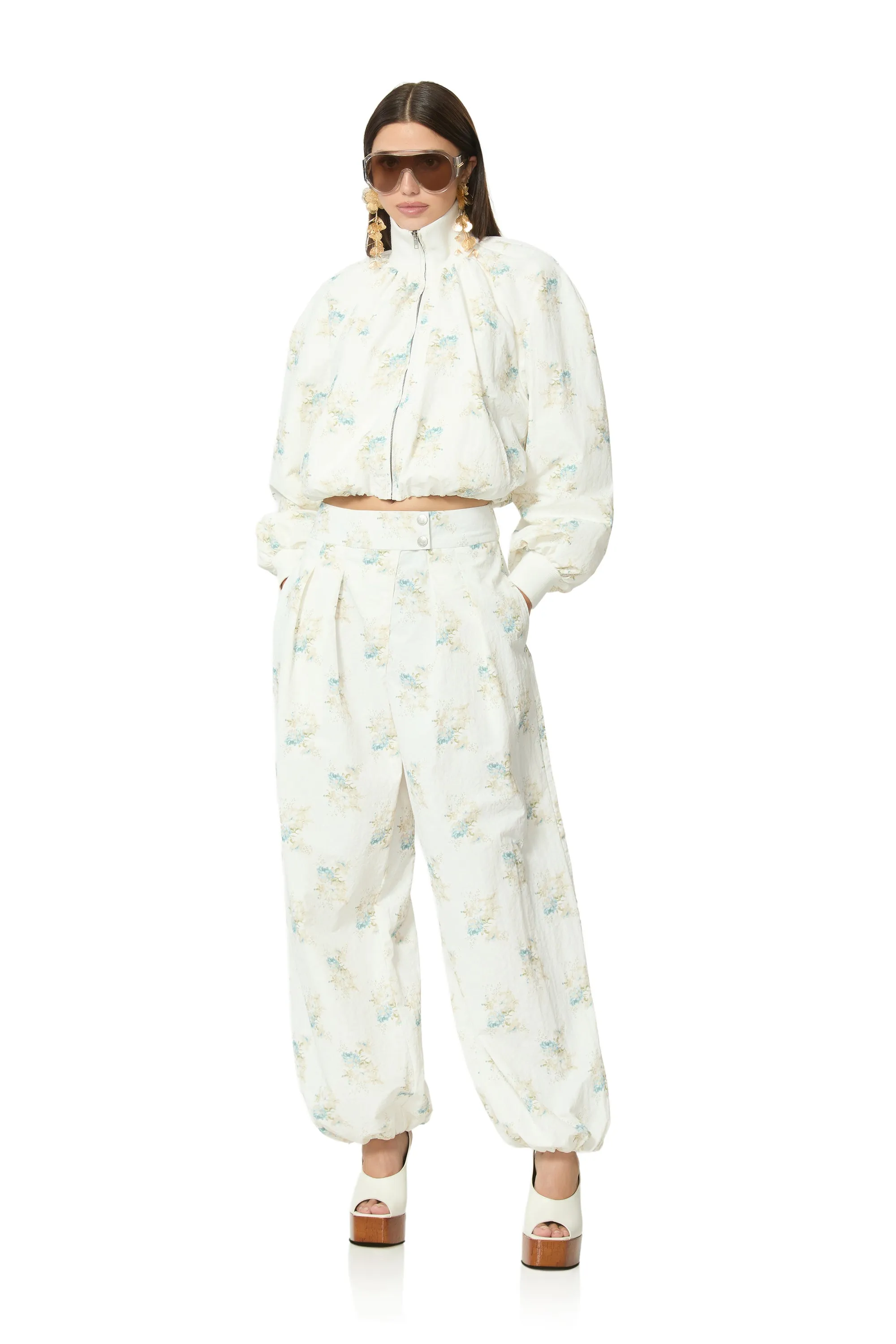 Tiffany Balloon Pant - Antique Peony sold by AFRM