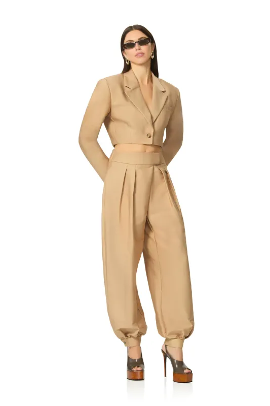 Berner Balloon Pant - White Pepper made by AFRM