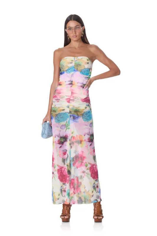 Sunndy Dress - Watercolor Blossom made by AFRM
