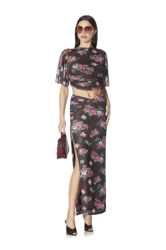 Khylie Top - Java Snake Floral made by AFRM