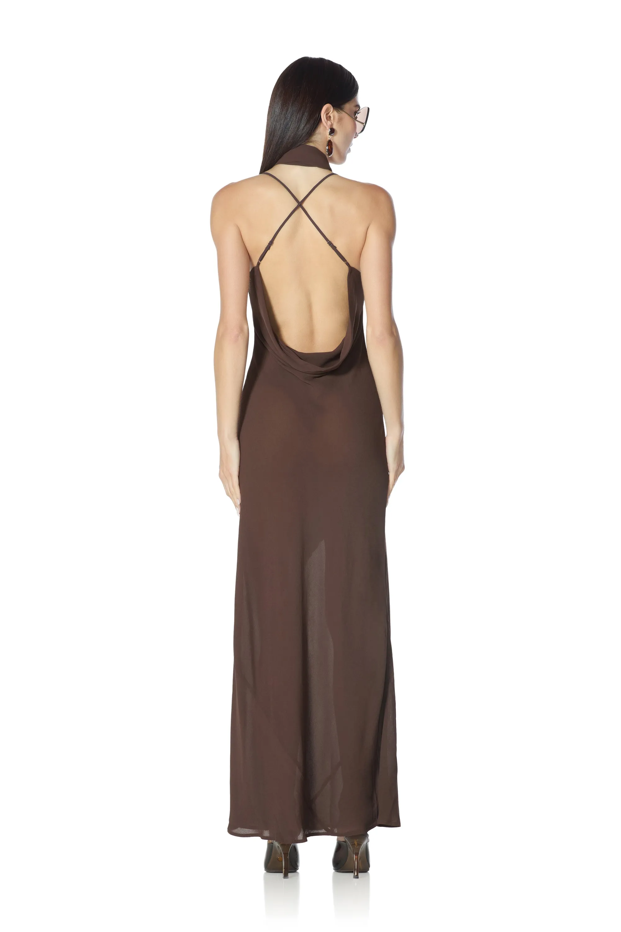 Cheryl Dress - Espresso sold by AFRM product image thumbnail 4