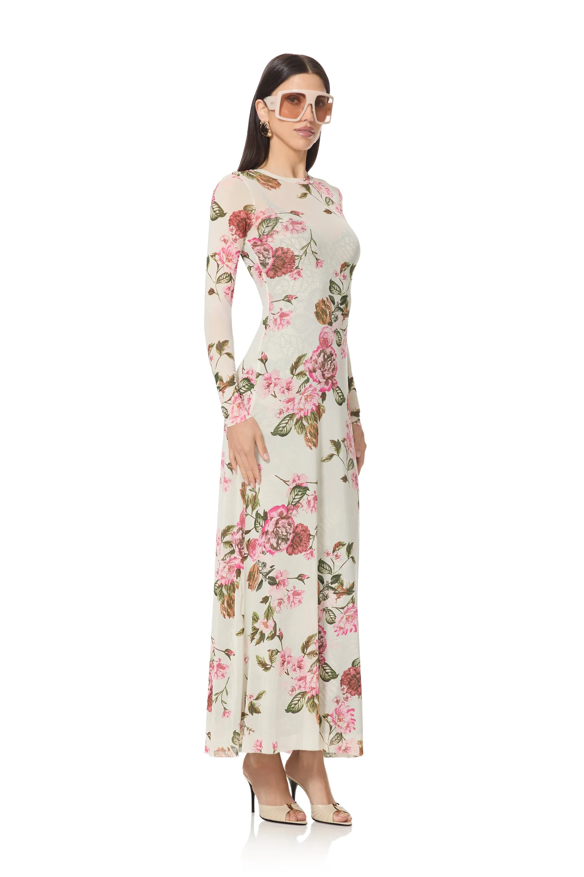 Paola Dress - Layered Roses sold by AFRM product image thumbnail 2