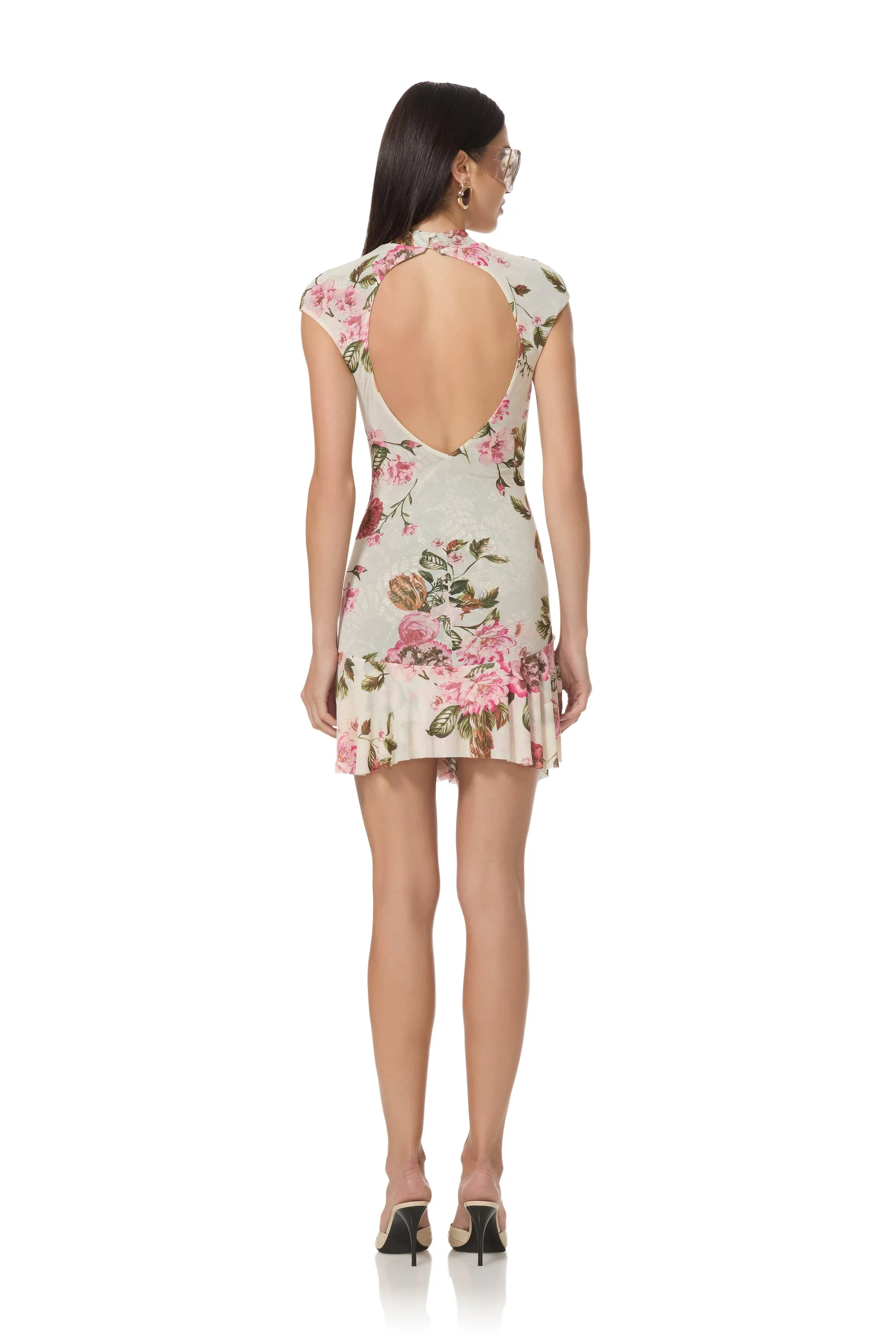 Lorraine Dress - Layered Roses sold by AFRM product image thumbnail 4
