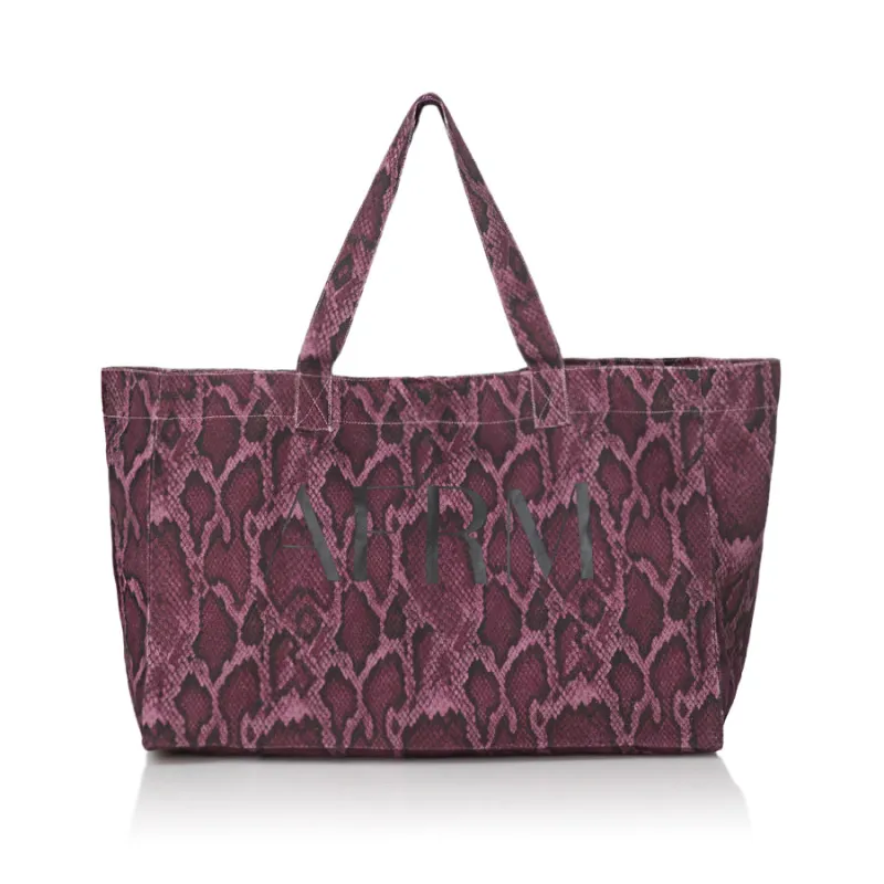 AFRM Tote Bag - Plum Wine Snake made by AFRM