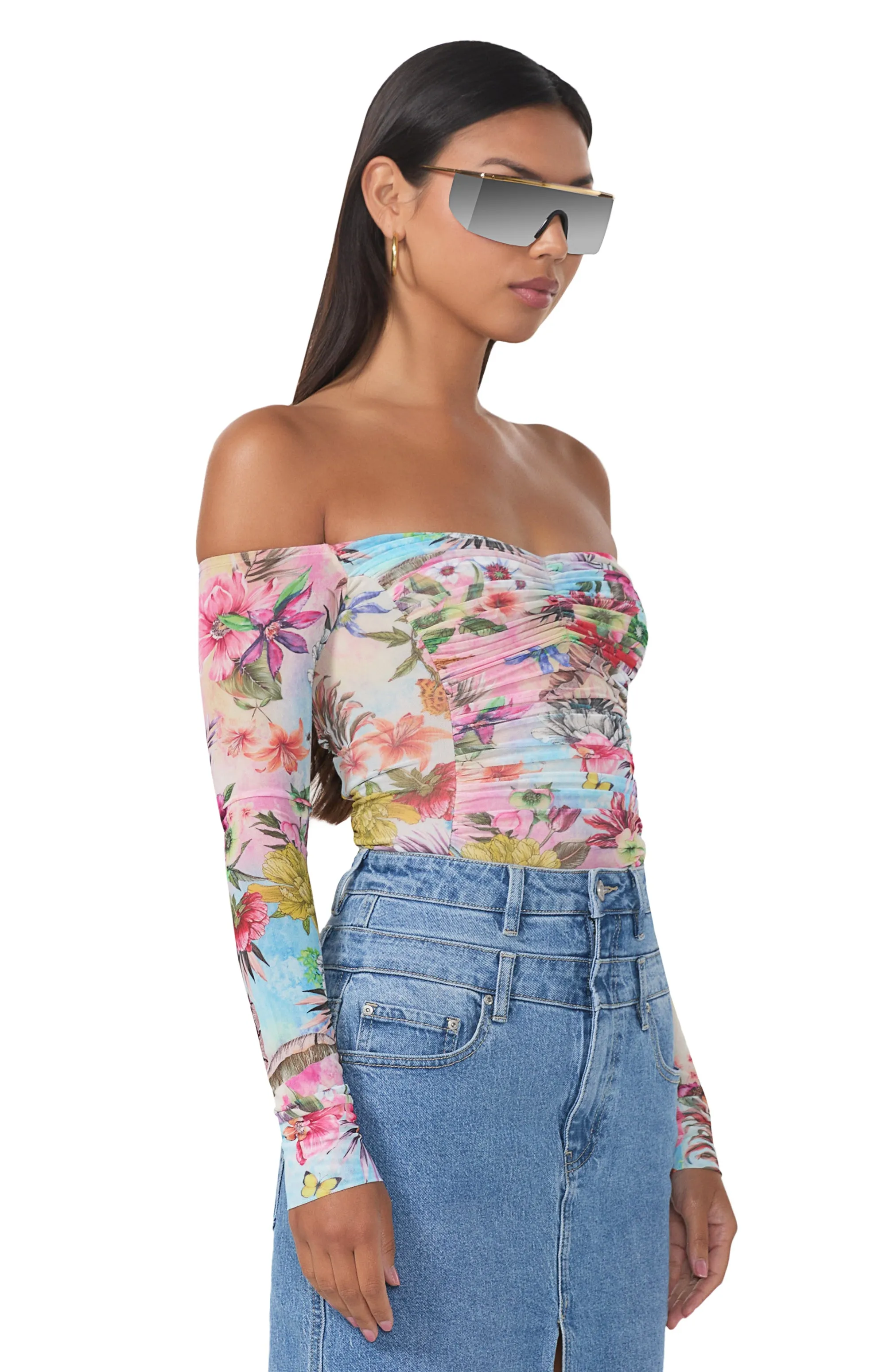 Odilla Top - Tropical Convo sold by AFRM product image thumbnail 3