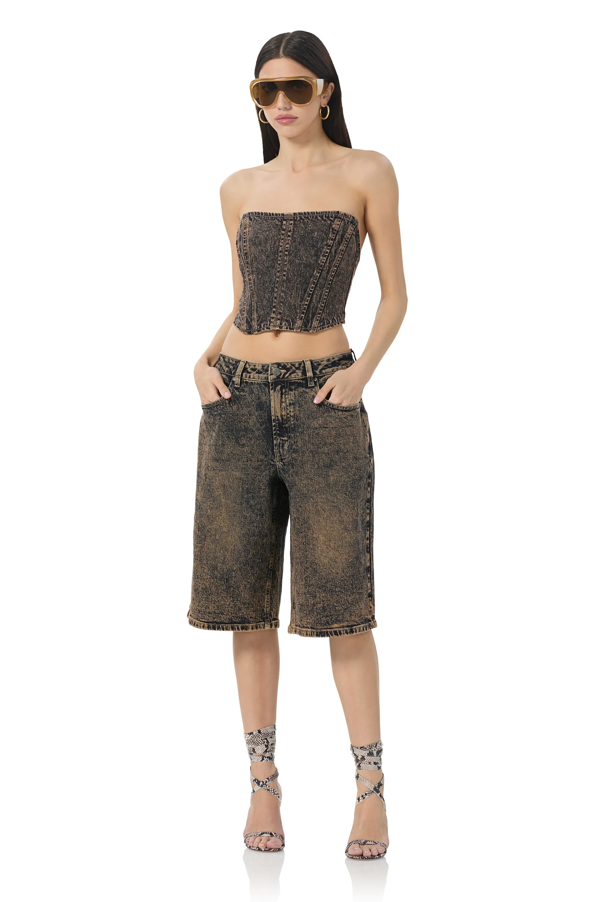 Bennett Bustier - Prailene OD Wash sold by AFRM