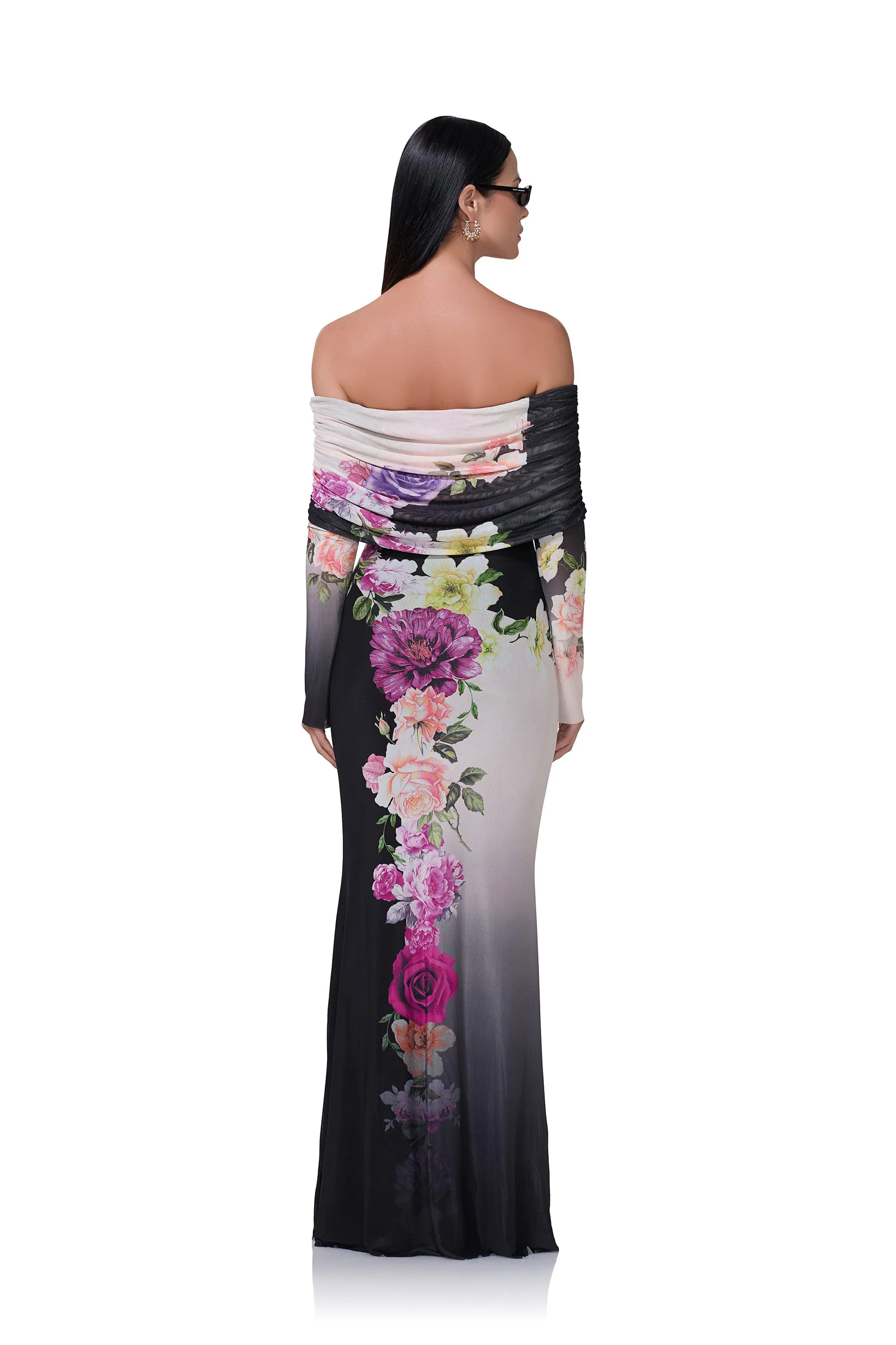 Thelma Maxi Dress - Colorblock Floral sold by AFRM product image thumbnail 4