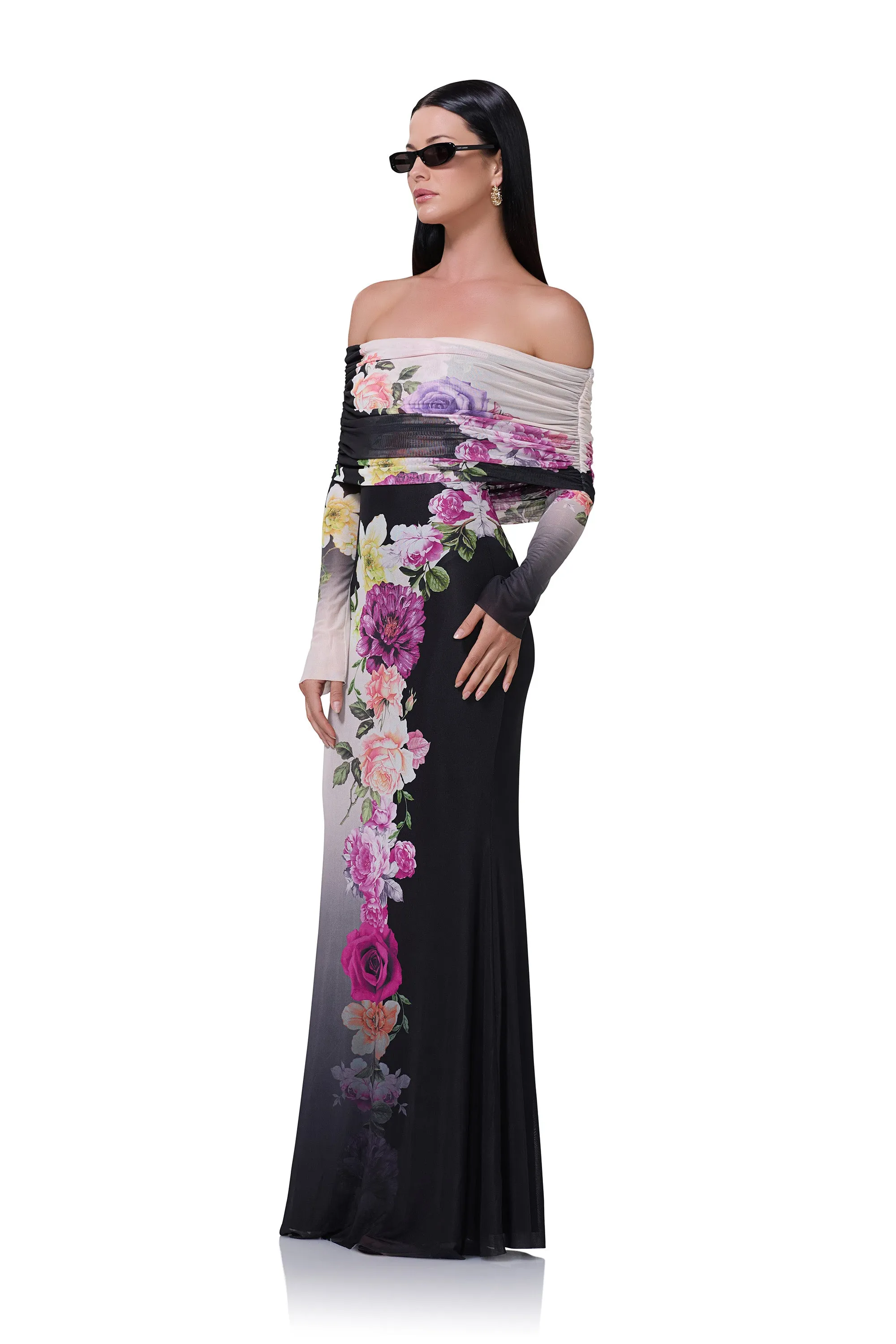 Thelma Maxi Dress - Colorblock Floral sold by AFRM product image thumbnail 3