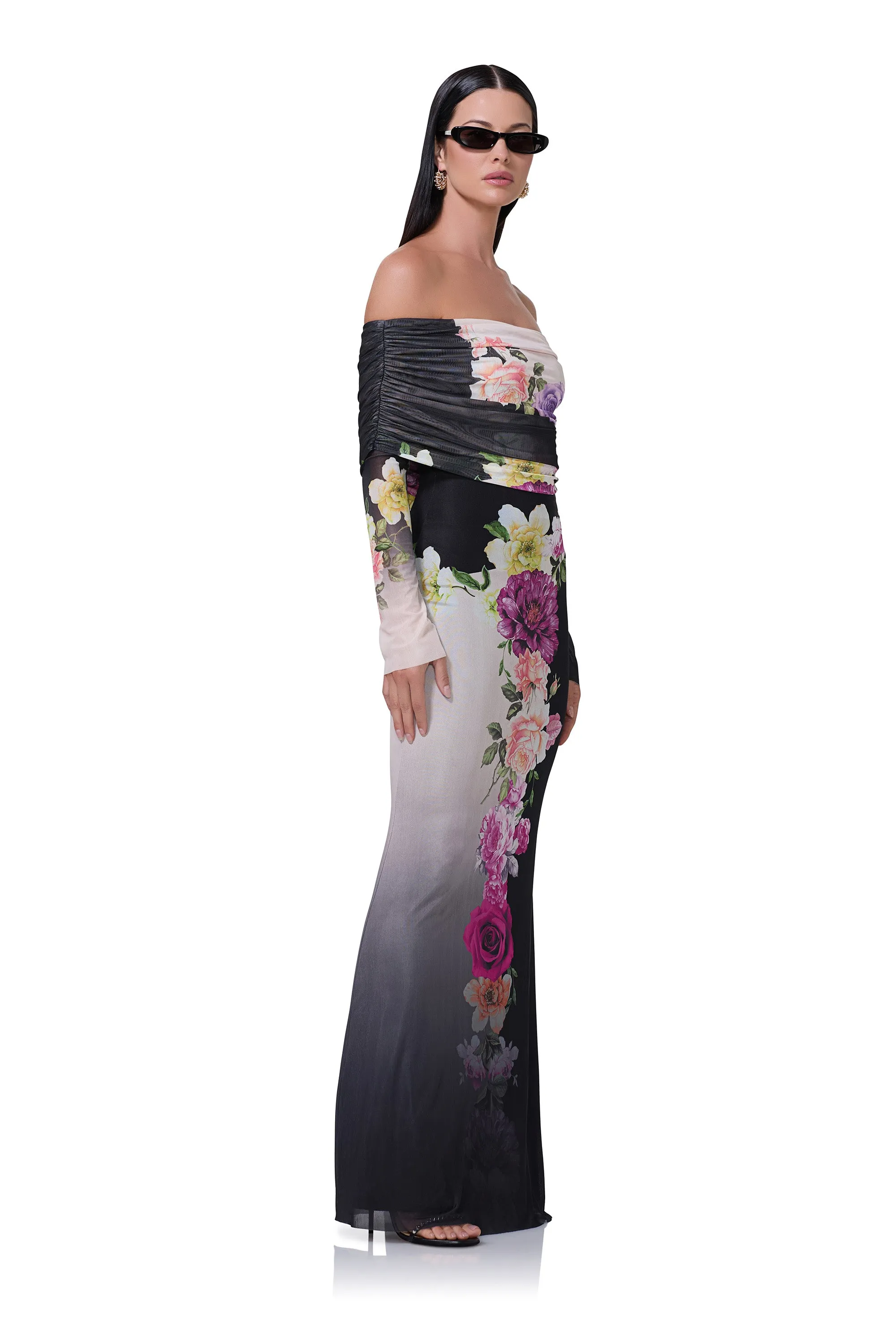 Thelma Maxi Dress - Colorblock Floral sold by AFRM product image thumbnail 2