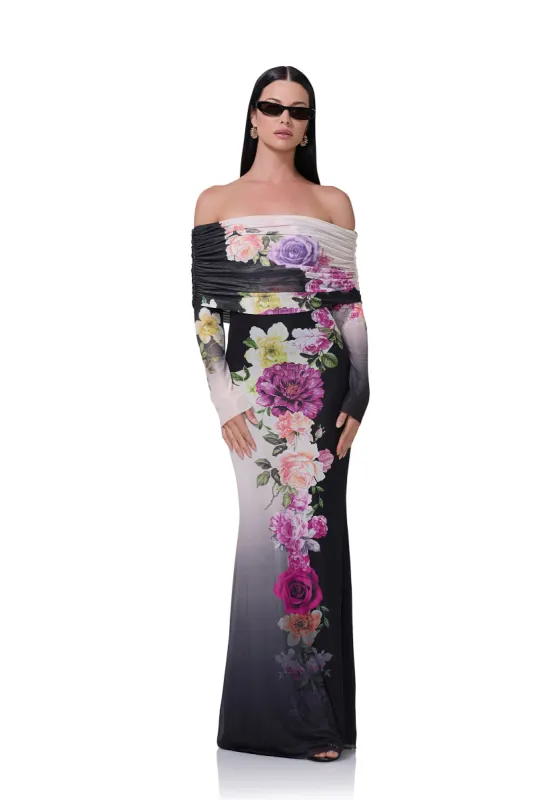 Thelma Maxi Dress - Colorblock Floral sold by AFRM