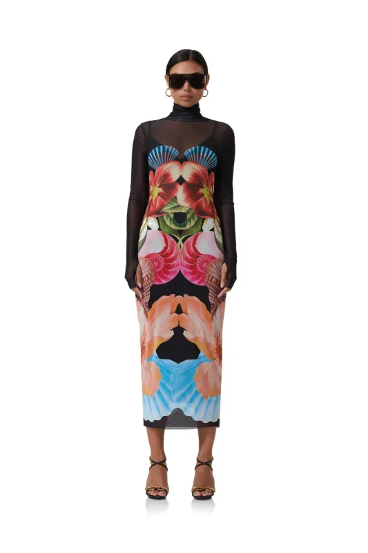 Shailene Dress - Hibiscus Shell sold by AFRM