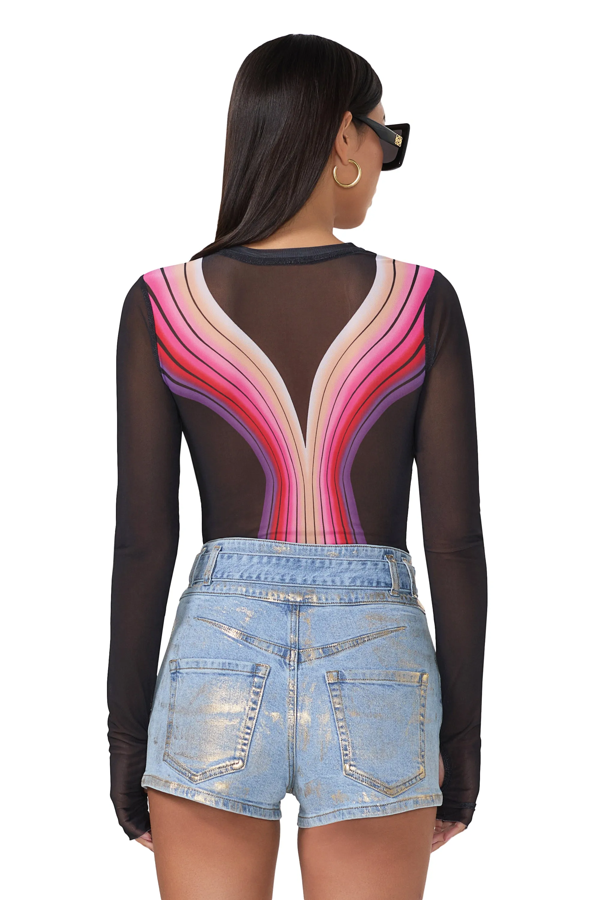 Kaylee Top - Ombre Shadow sold by AFRM product image thumbnail 4