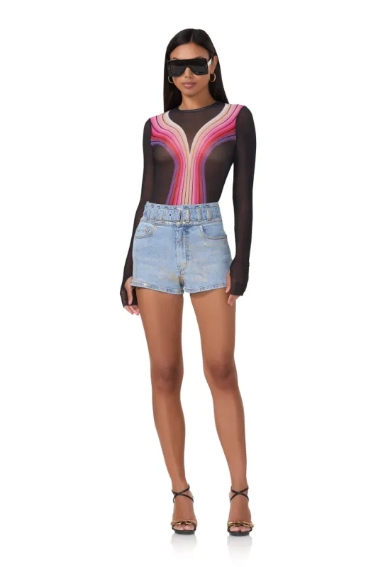Kaylee Top - Ombre Shadow sold by AFRM