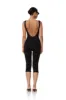 Tahlia Capri Catsuit - Noir sold by AFRM