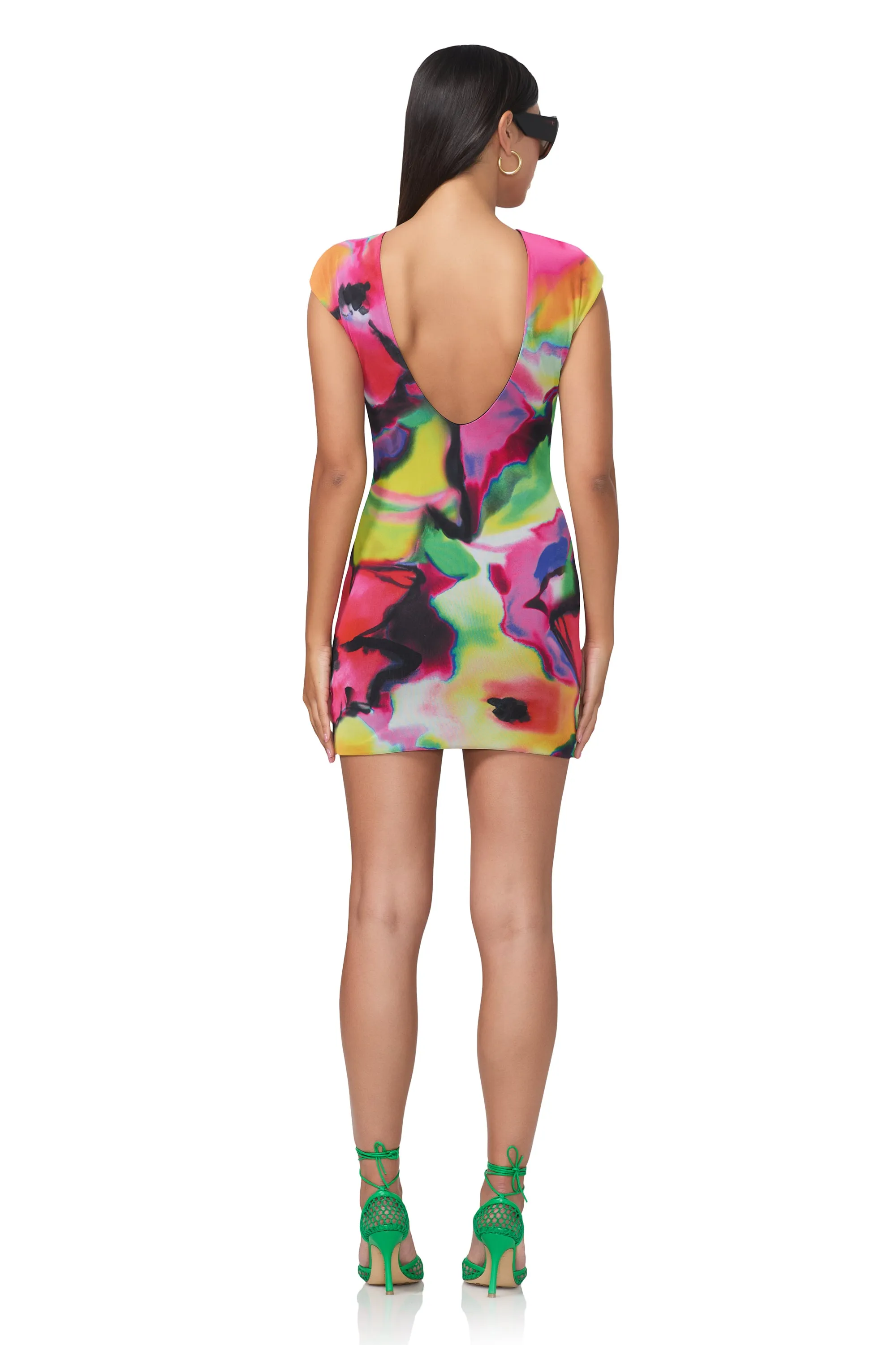Mabel Mini Dress - Spray Floral sold by AFRM product image thumbnail 4