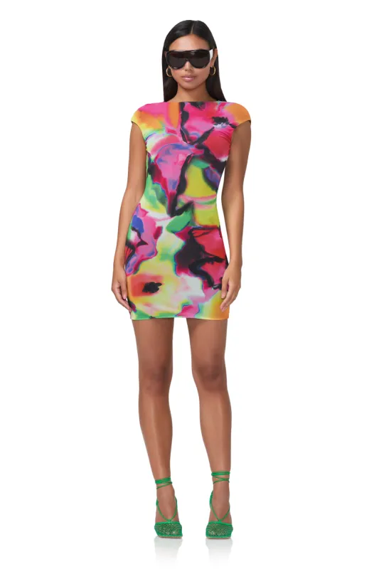Mabel Mini Dress - Spray Floral sold by AFRM