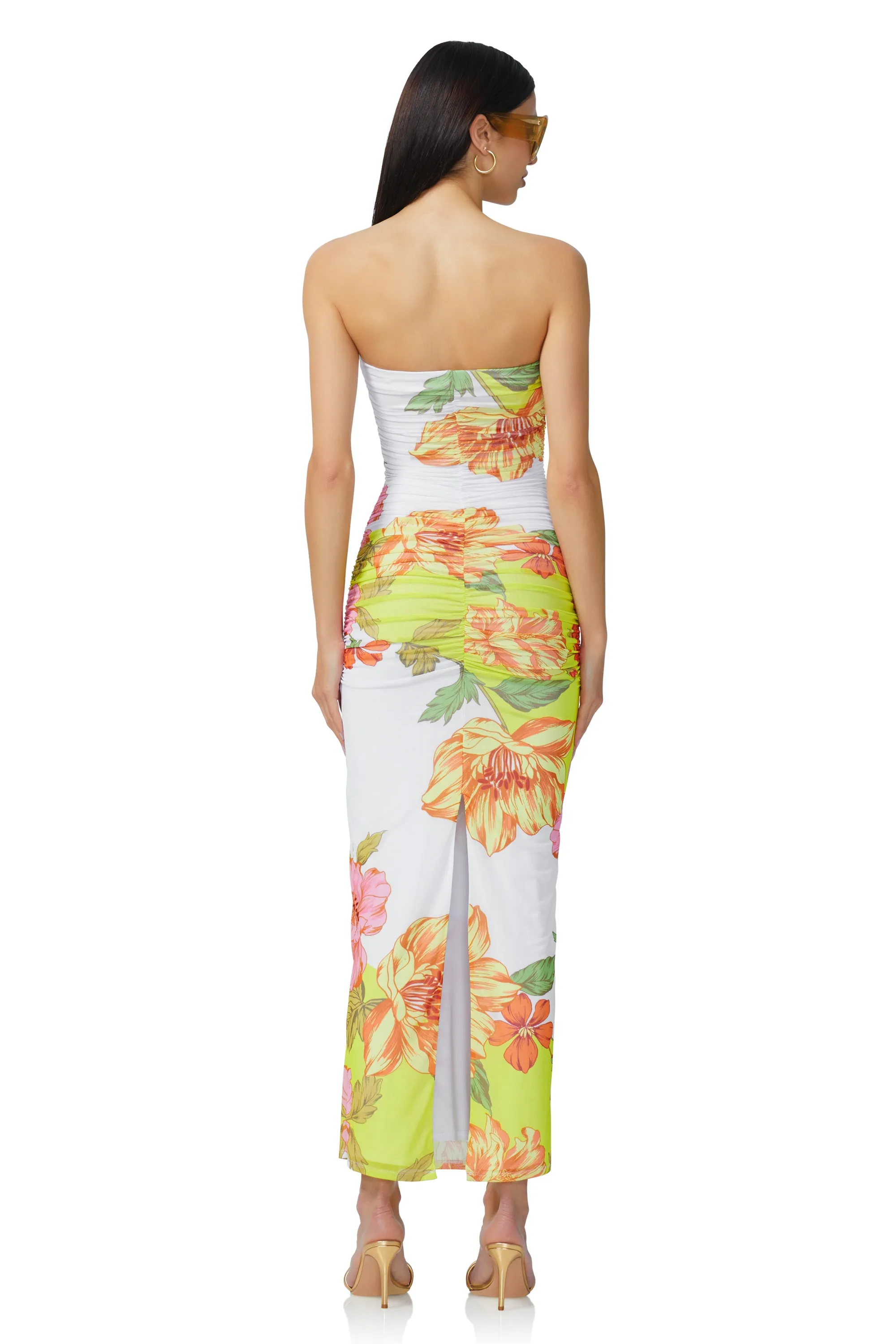 Marlo Maxi Dress - Color Block Floral sold by AFRM product image thumbnail 4
