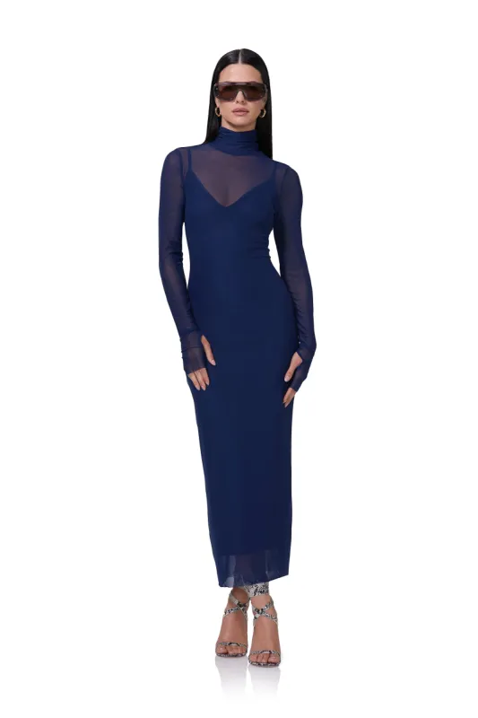 Shailene Dress - Bright Navy sold by AFRM