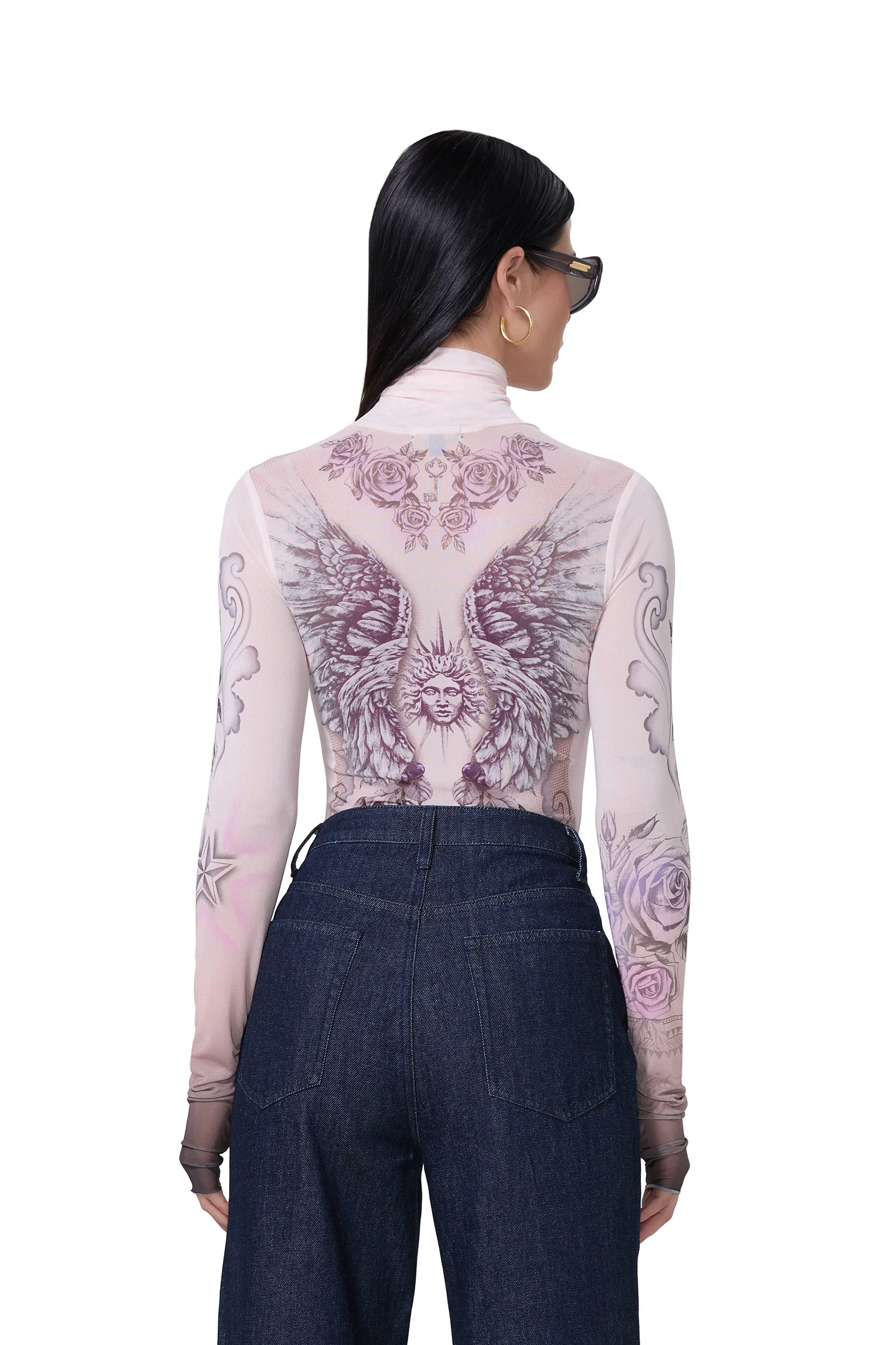 Zadie Top - Lilac Tattoo sold by AFRM product image thumbnail 4