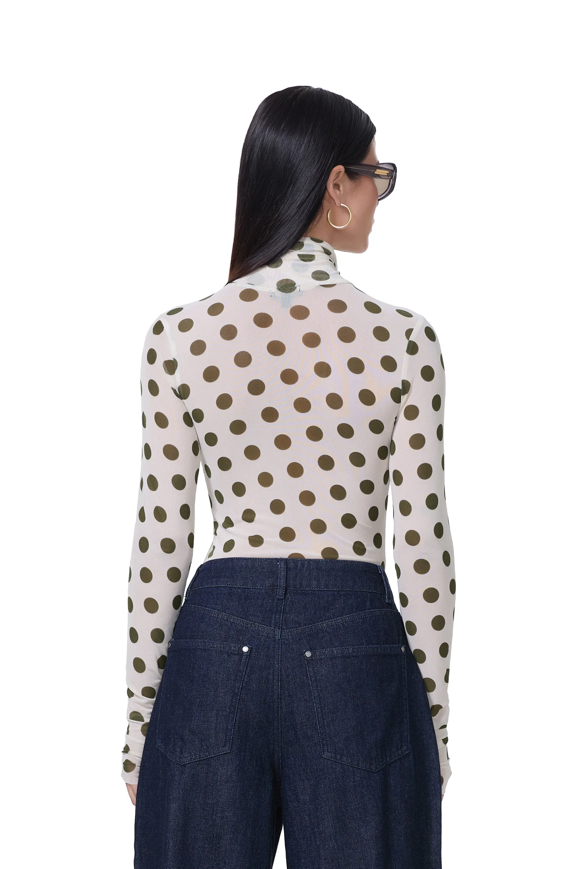 Zadie Top - Birch Dot sold by AFRM product image thumbnail 4