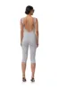 Tahlia Capri Catsuit - Heather Grey sold by AFRM