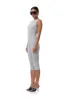 Tahlia Capri Catsuit - Heather Grey sold by AFRM