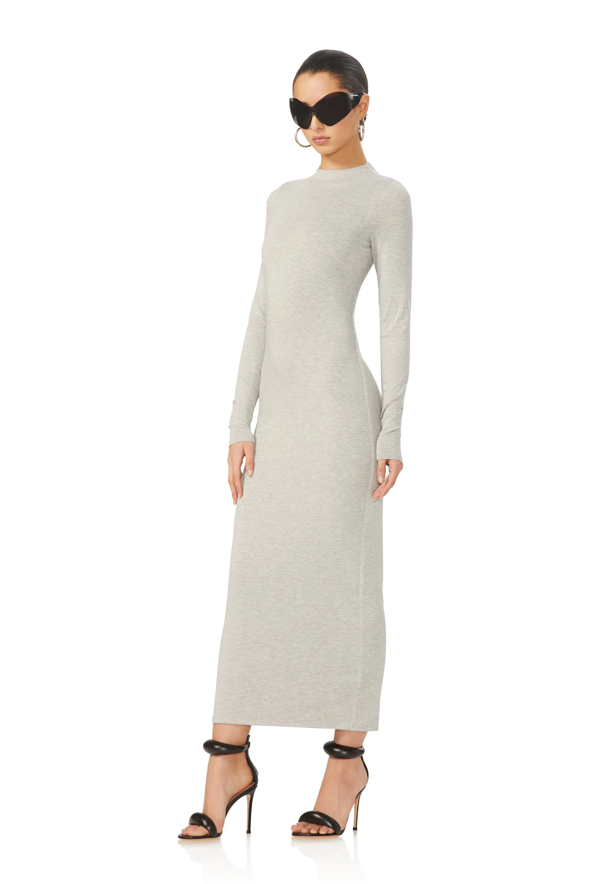 Juniper Dress - Heather Grey sold by AFRM product image thumbnail 3