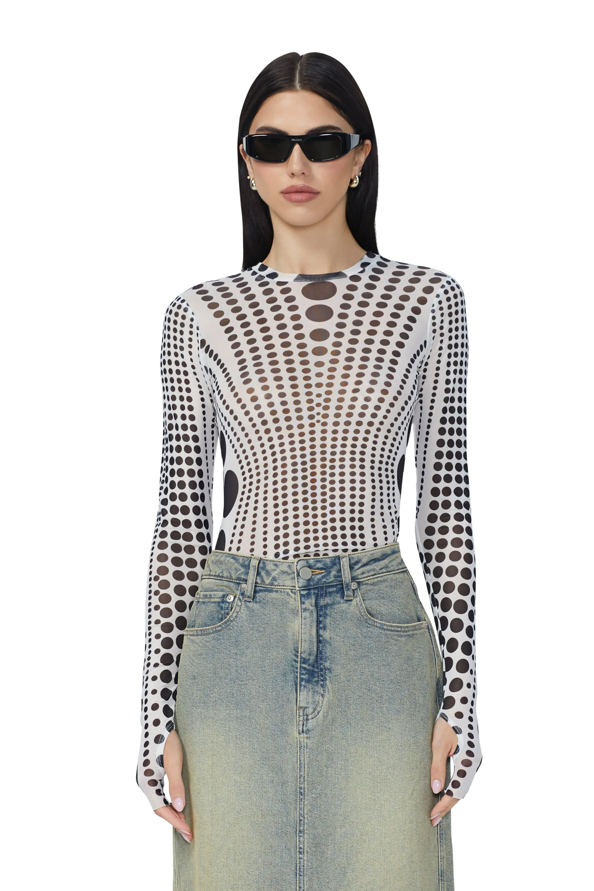 Kaylee Top - Illusion Dot sold by AFRM product image thumbnail 2