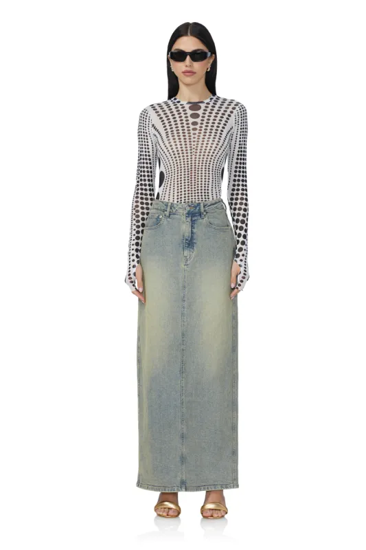 Kaylee Top - Illusion Dot sold by AFRM