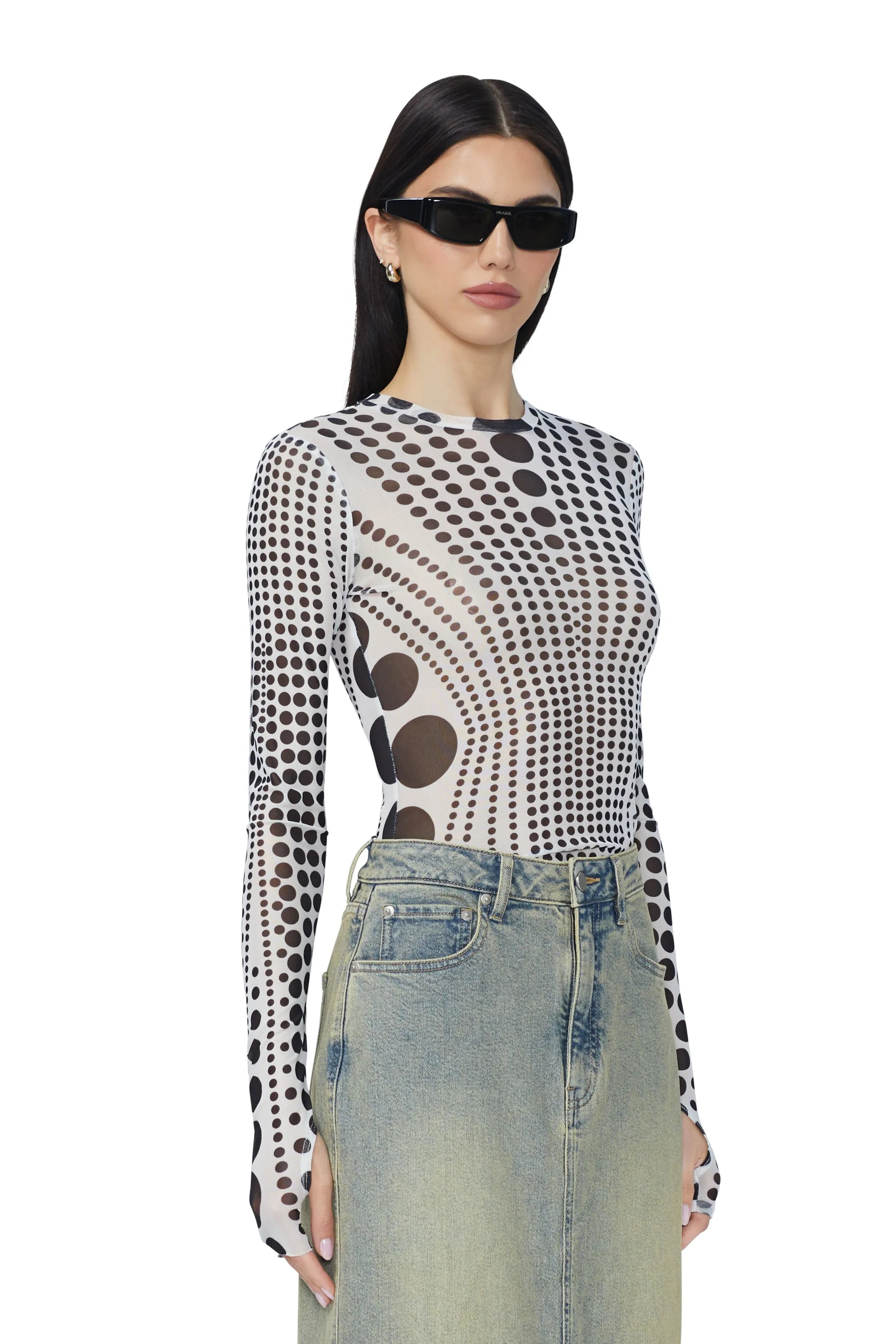 Kaylee Top - Illusion Dot sold by AFRM product image thumbnail 4