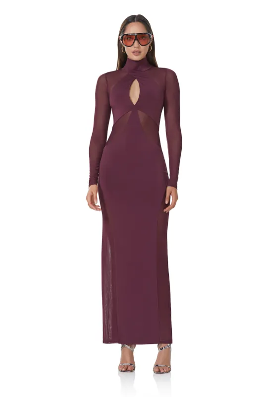 Rosalia Maxi Dress - Fig sold by AFRM