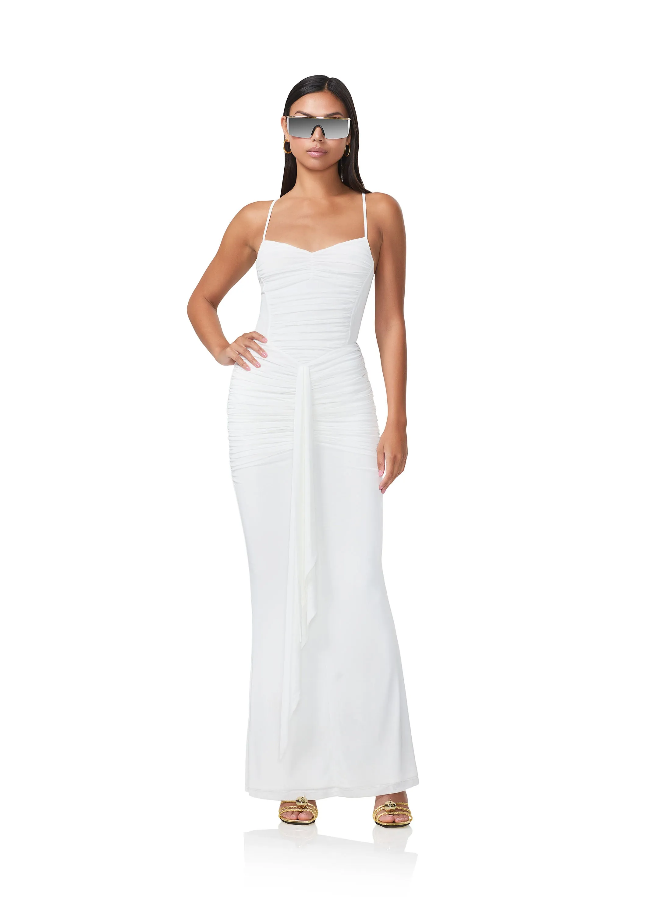 Azula Dress - Gardenia sold by AFRM