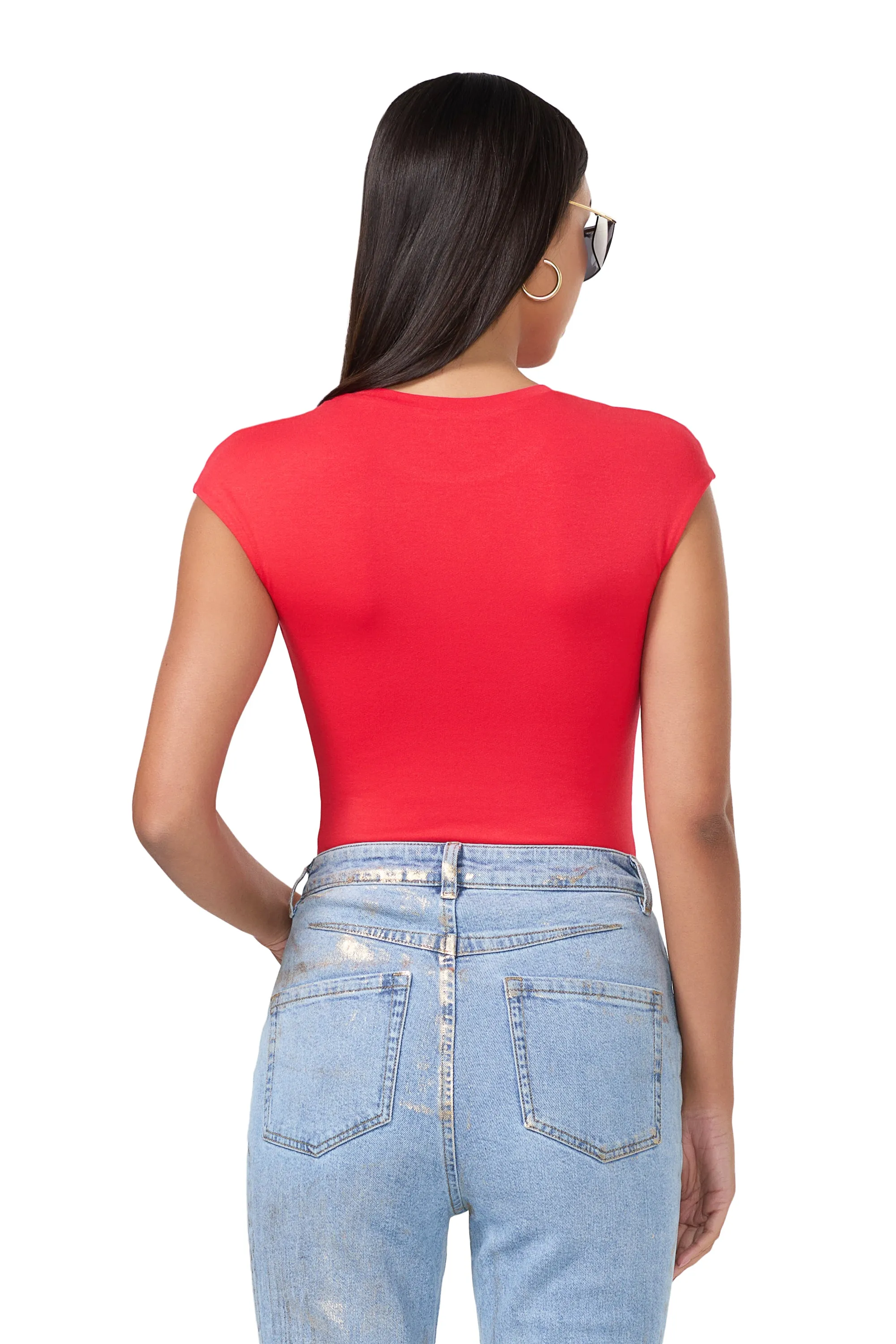 Nina Top - Cherry sold by AFRM product image thumbnail 4
