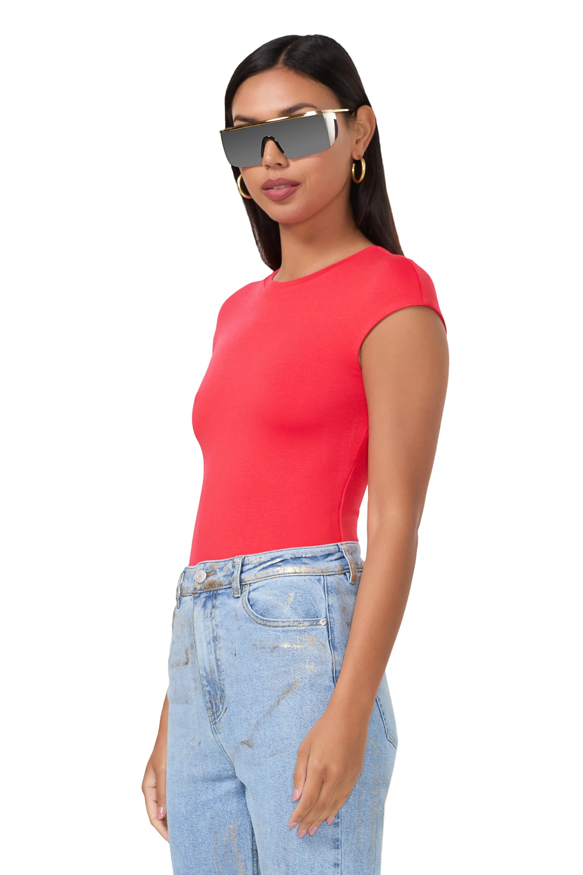 Nina Top - Cherry sold by AFRM product image thumbnail 2