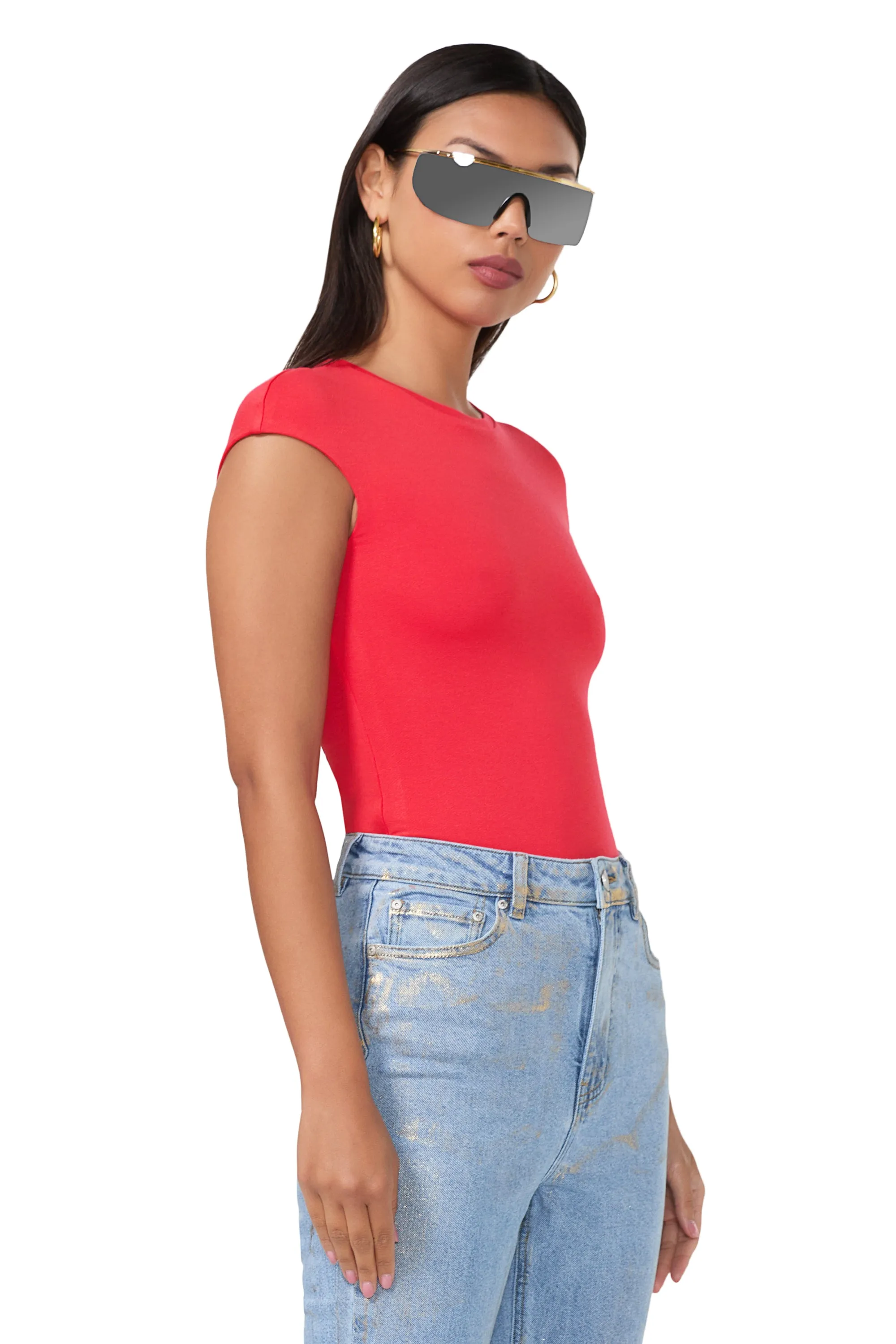 Nina Top - Cherry sold by AFRM product image thumbnail 3