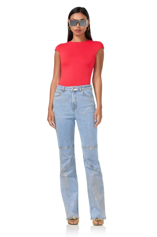 Nina Top - Cherry sold by AFRM