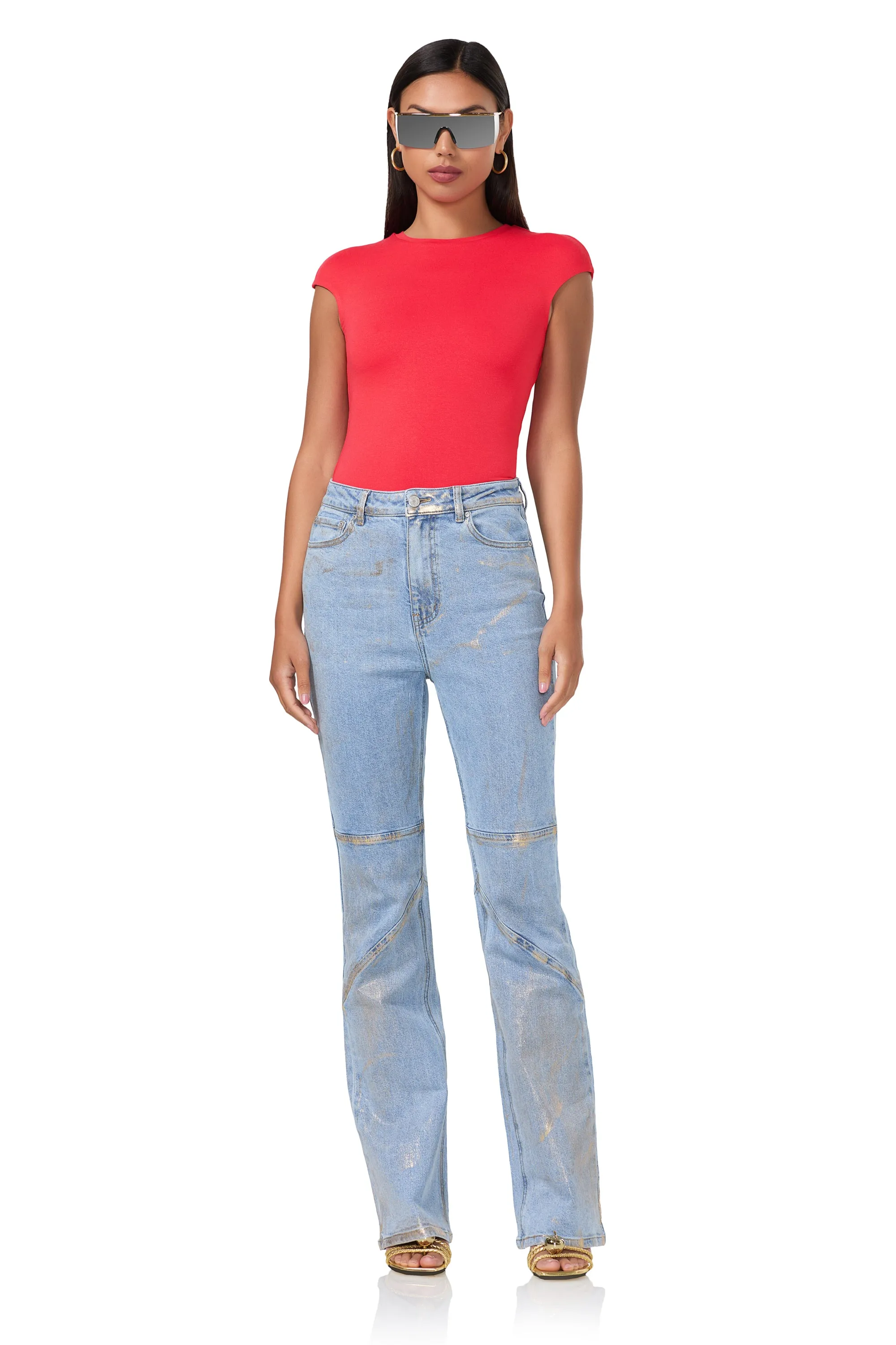 Nina Top - Cherry sold by AFRM