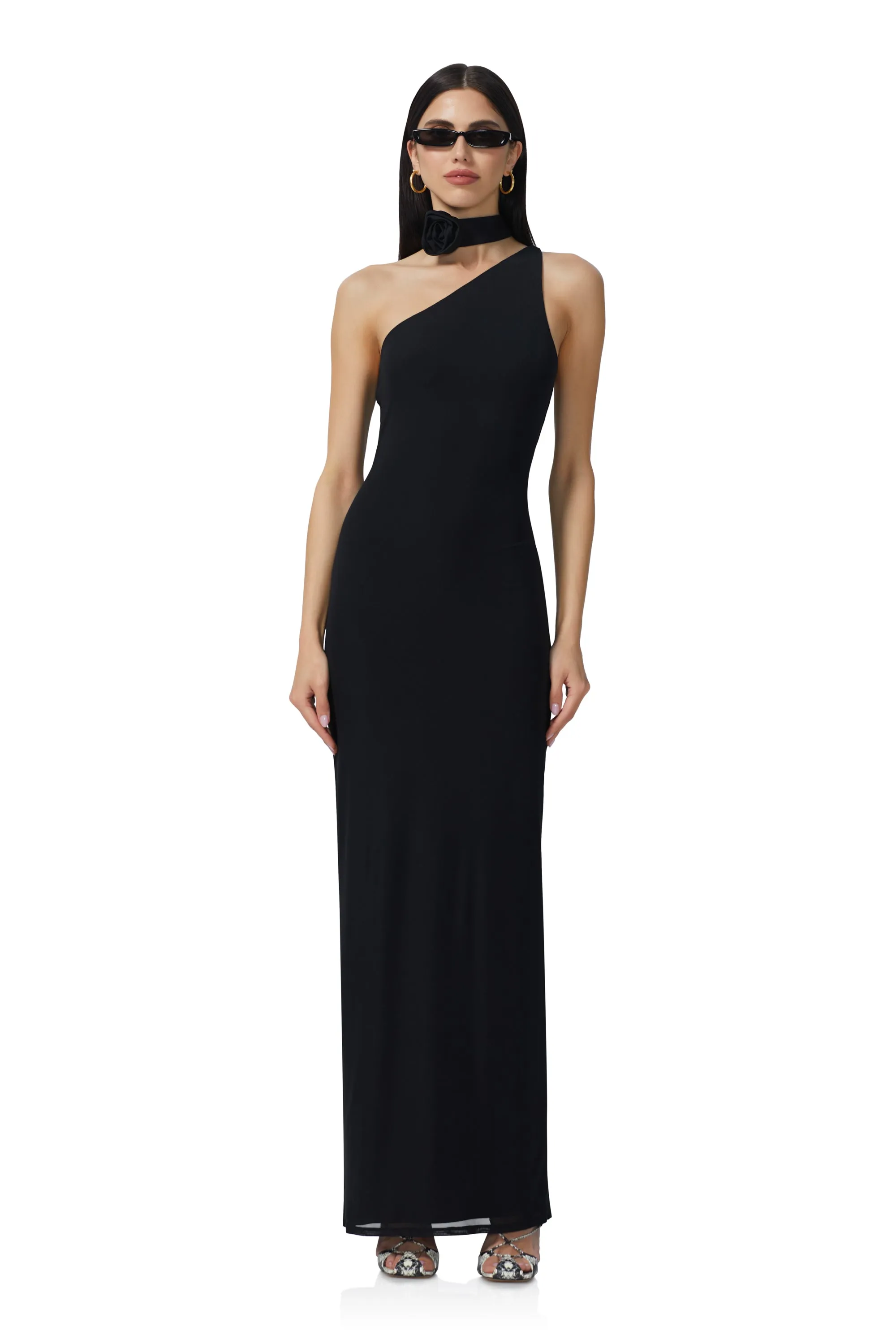 Savoy Maxi Dress - Noir sold by AFRM