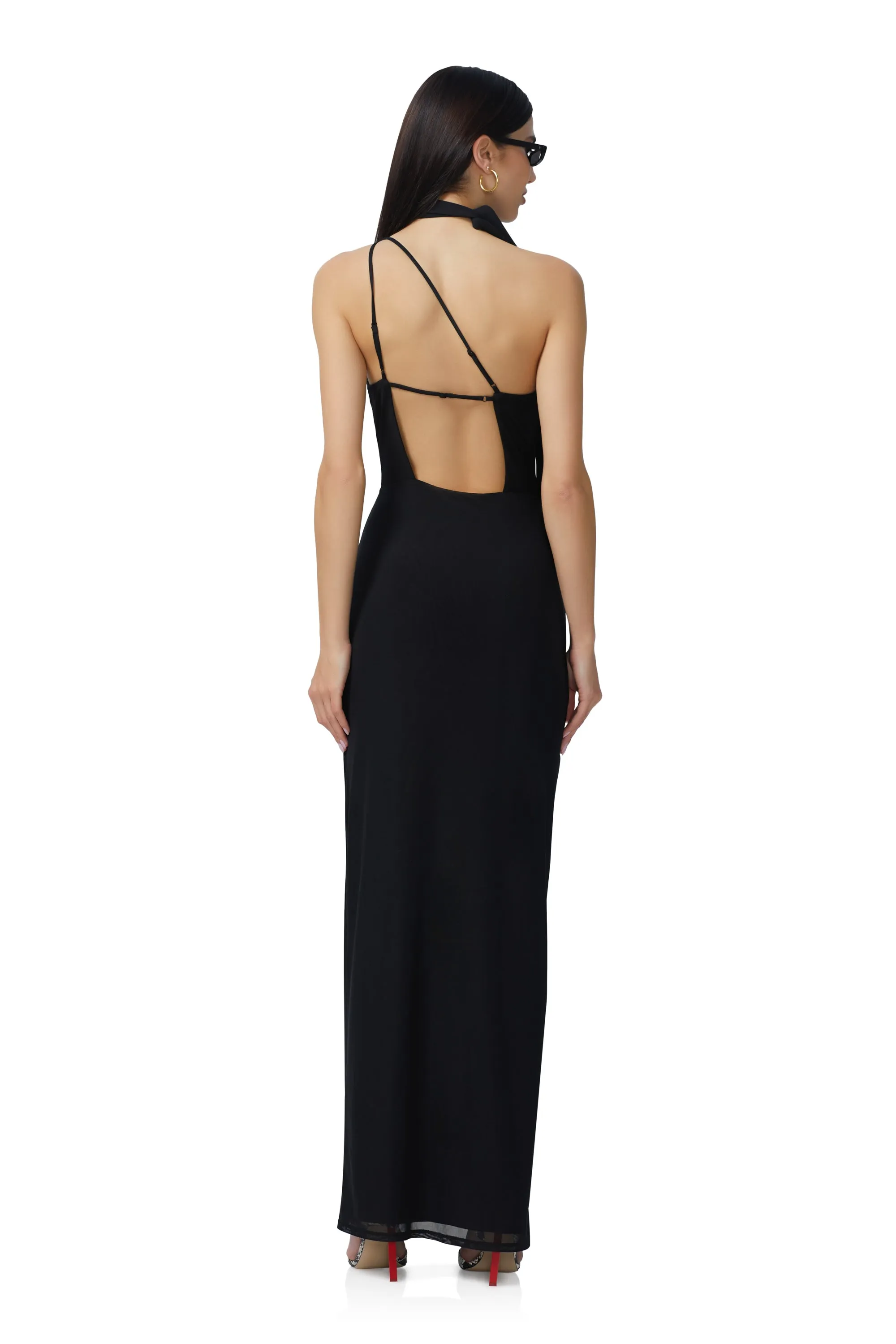 Savoy Maxi Dress - Noir sold by AFRM product image thumbnail 4