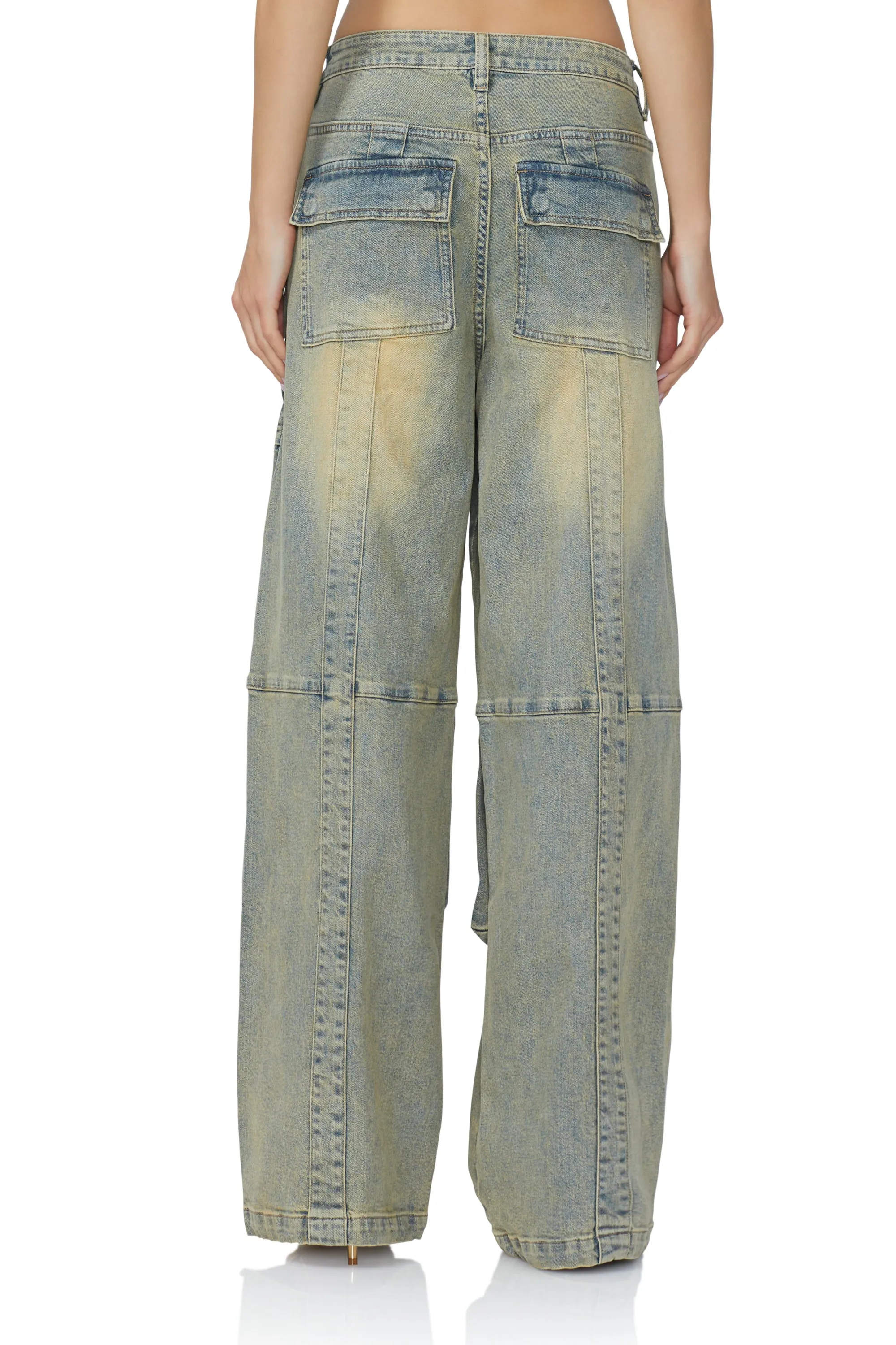 Collins Cargo Pant - Mellow Tint Wash sold by AFRM product image thumbnail 5