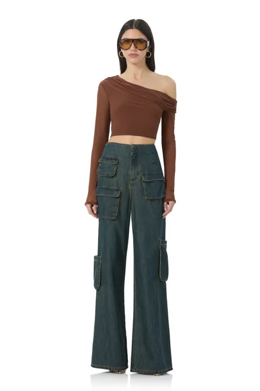Bria Top - Dark Clay made by AFRM